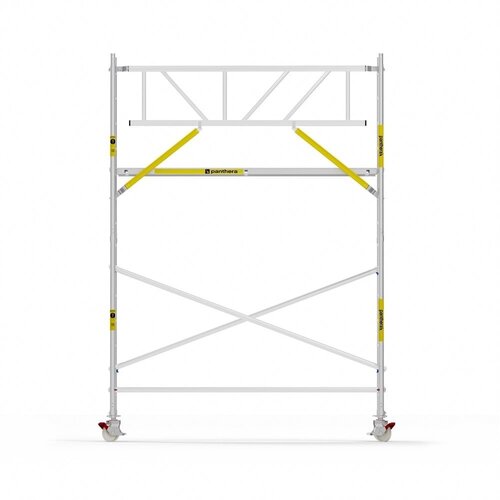 Panthera Basic met voorloopleuning rolsteiger carbon vloer 75x305x5,2m werkhoogte