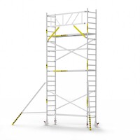 Panthera Basic met voorloopleuning rolsteiger carbon vloer 75x305x7,2m werkhoogte