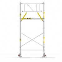 Panthera Basic met voorloopleuning rolsteiger carbon vloer 90x185x5,2m werkhoogte
