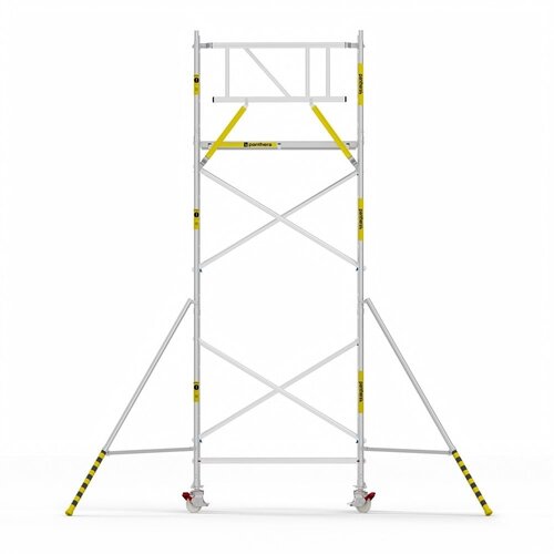 Panthera Basic met voorloopleuning rolsteiger carbon vloer 90x185x6,2m werkhoogte