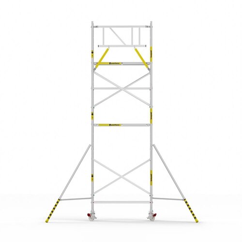 Panthera Basic met voorloopleuning rolsteiger carbon vloer 90x185x7,2m werkhoogte