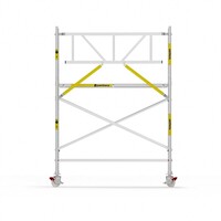 Panthera Basic met voorloopleuning rolsteiger carbon vloer 90x245x4,2m werkhoogte
