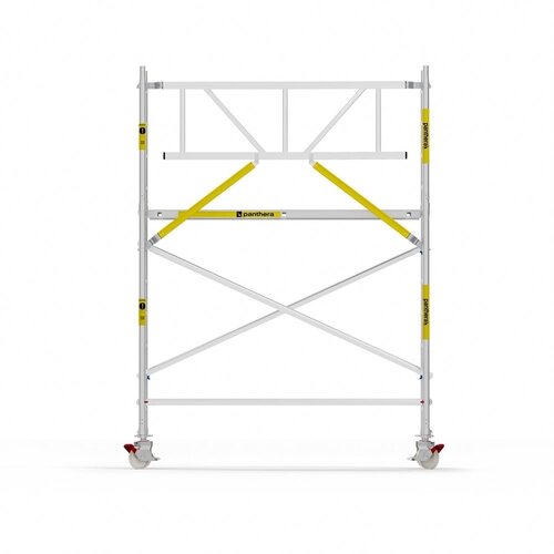 Panthera Basic met voorloopleuning rolsteiger carbon vloer 90x245x4,2m werkhoogte