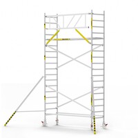 Panthera Basic met voorloopleuning rolsteiger carbon vloer 90x305x6,2m werkhoogte
