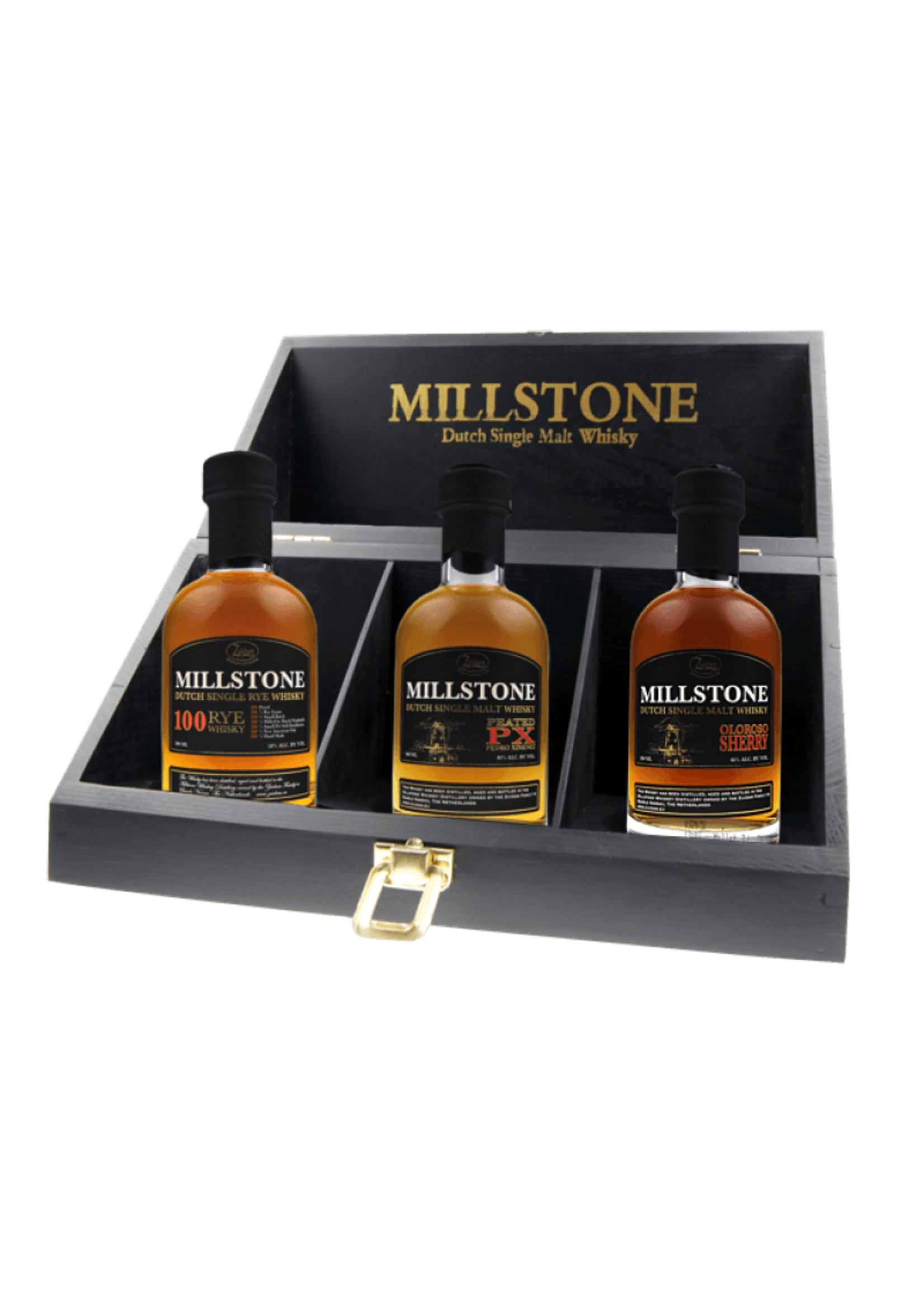 Millstone Millstone Trio 3x 20 cl 100 Rye, Peated PX, Oloroso Sherry