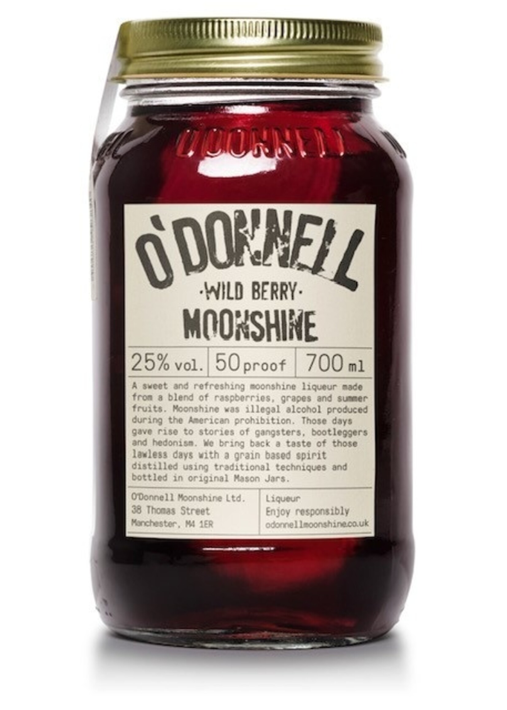 o'Donnell Moonshine Wild Berry 70 cl