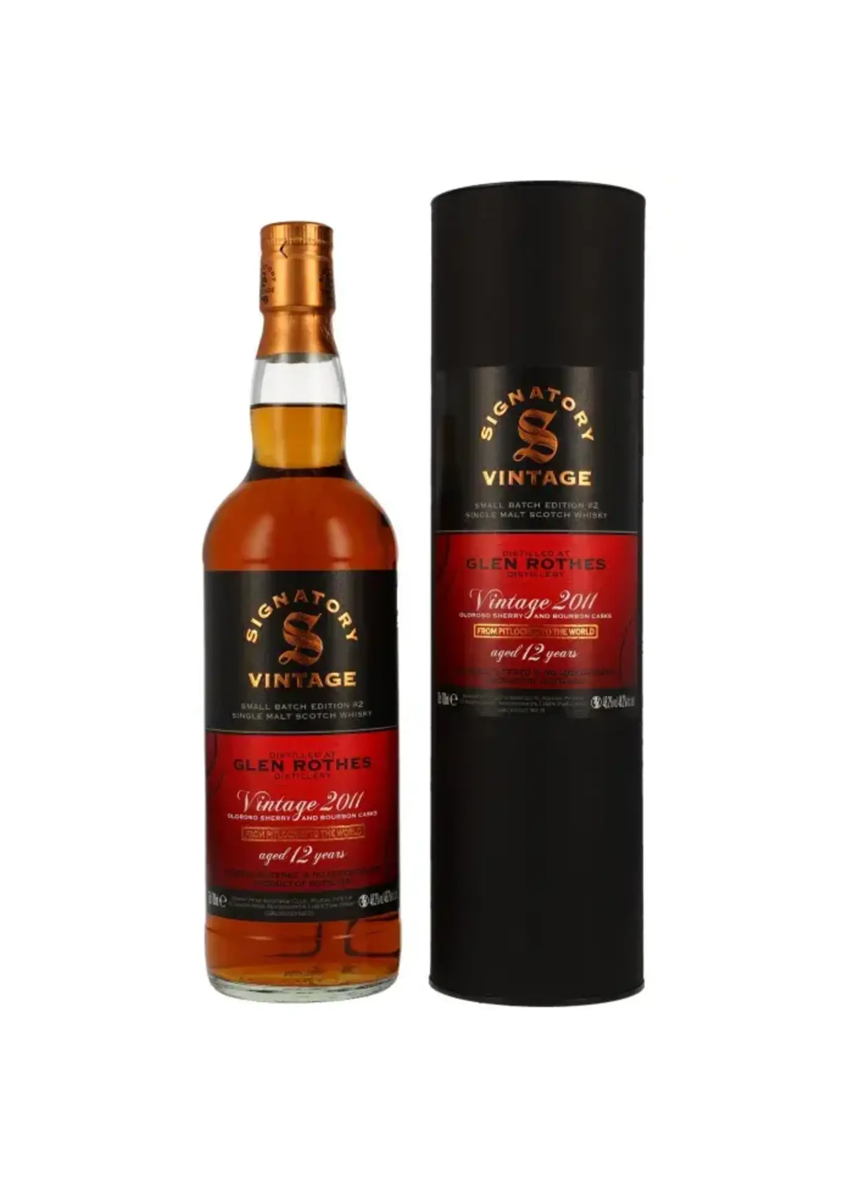 Signatory Signatory Glenrothes 12 yo 2011 Dark Sherry 70 cl