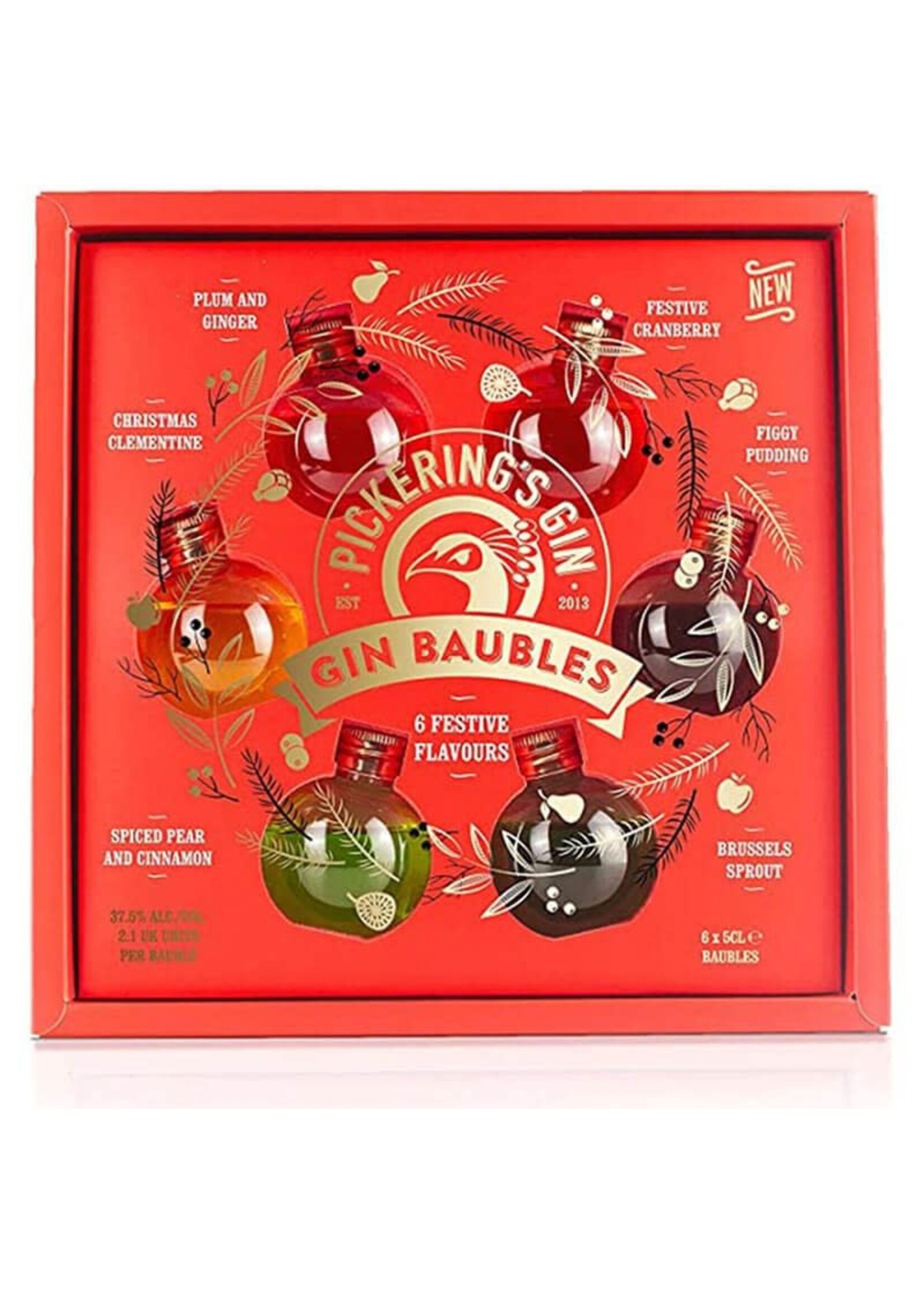 Pickering's Gin Baubles 6x5 cl