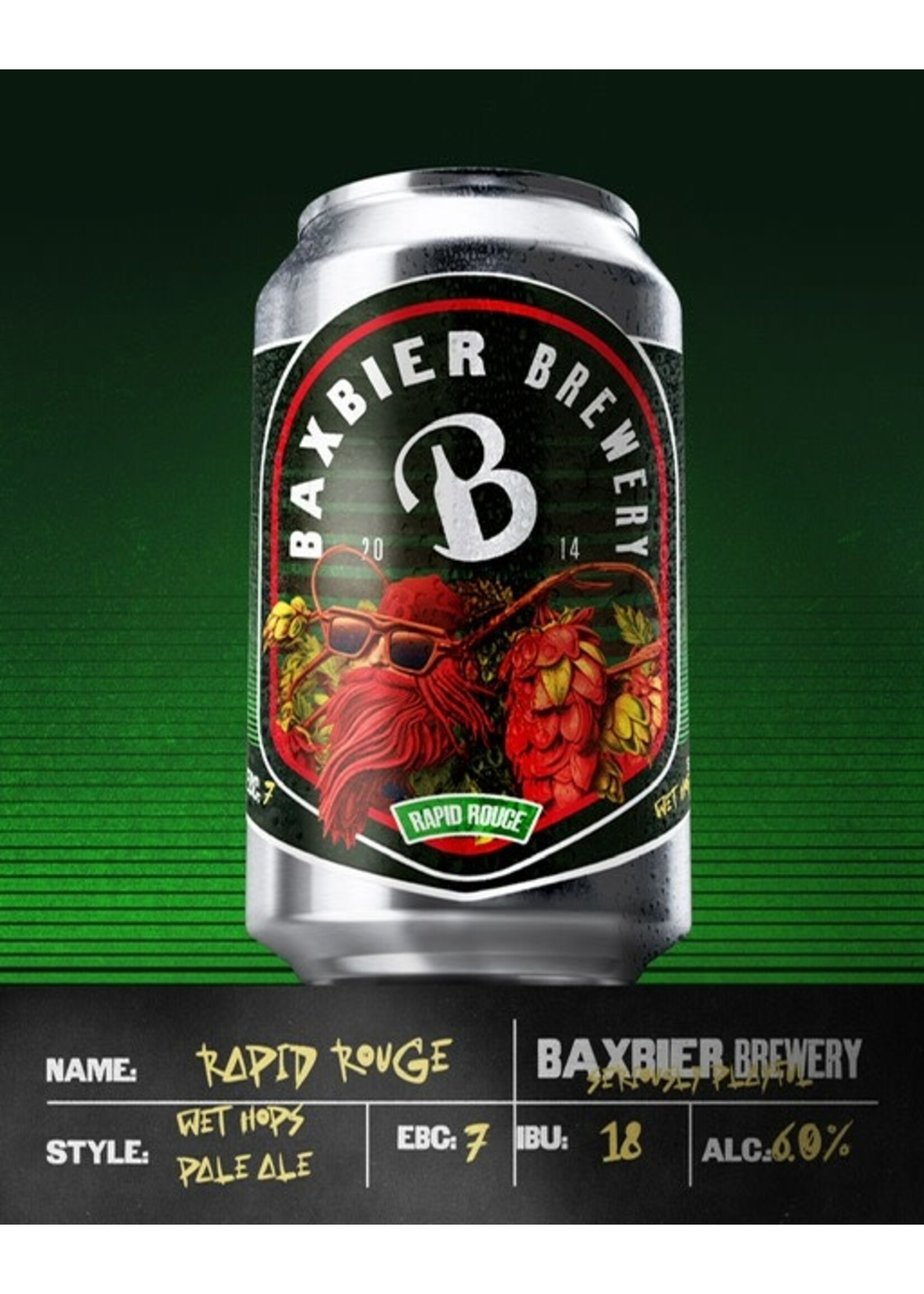 Baxbier Baxbier Rapid Rouge 33 cl