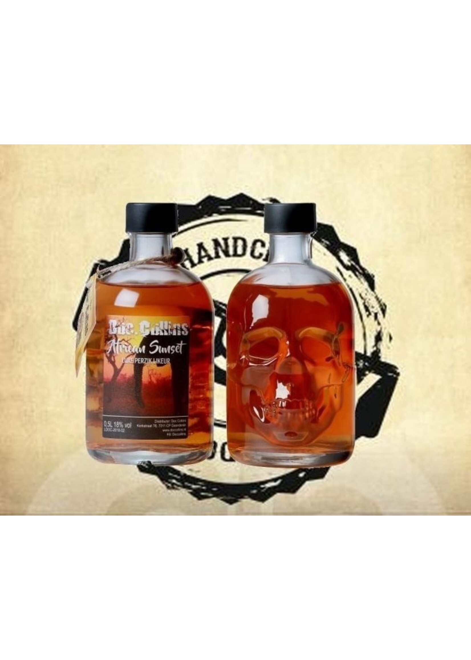 Doc. Collins Doc. Collins African Sunset Peach 50 cl