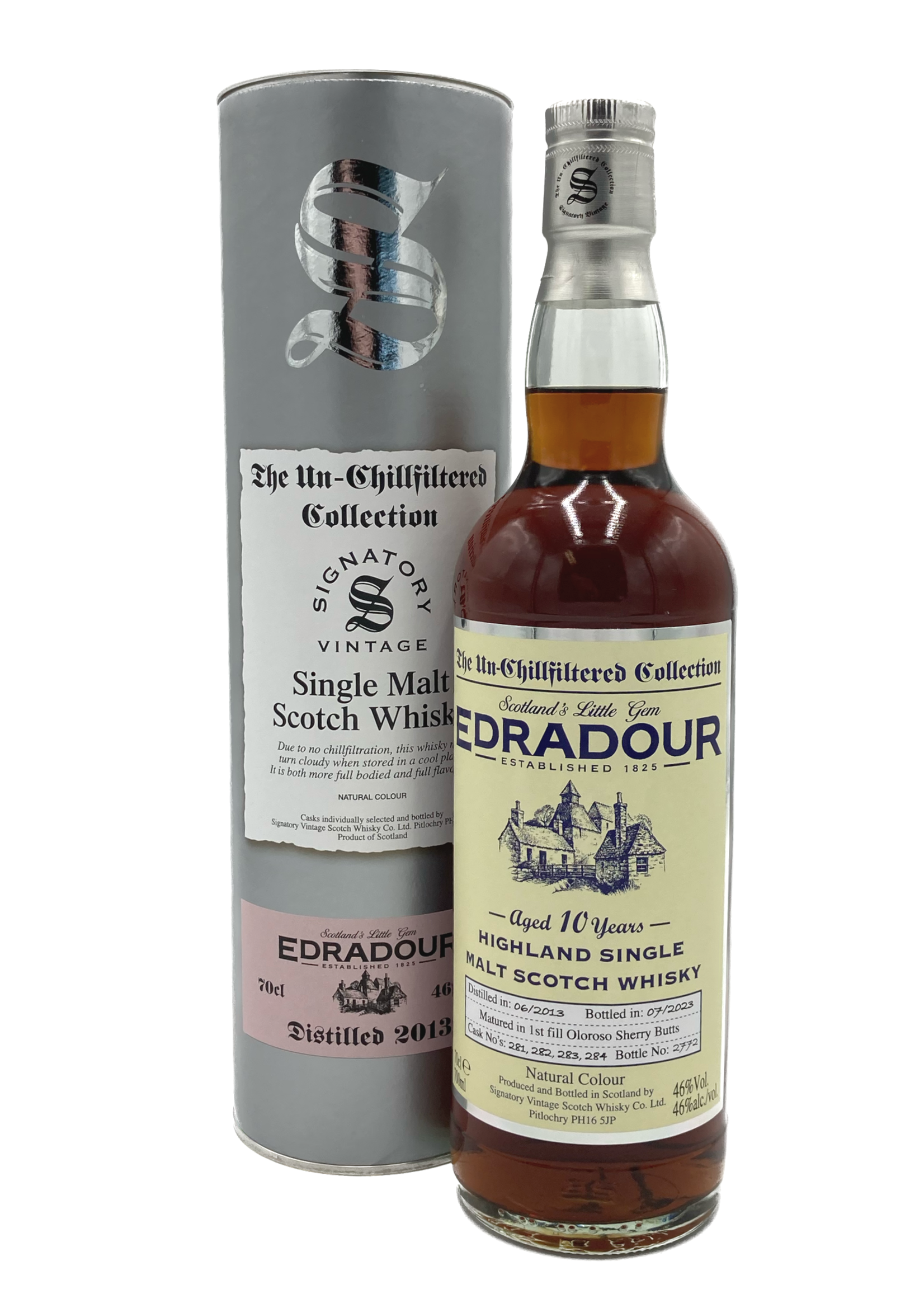 Signatory Signatory Edradour 10 yo 2013 Unchillfiltered 70 cl