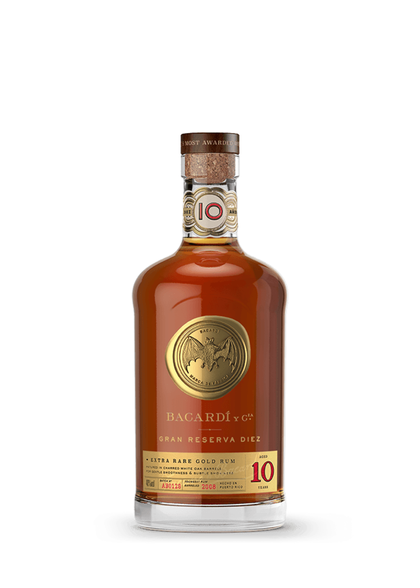 Bacardi Bacardi Gran Reserva Diez 10 Anos 70 cl