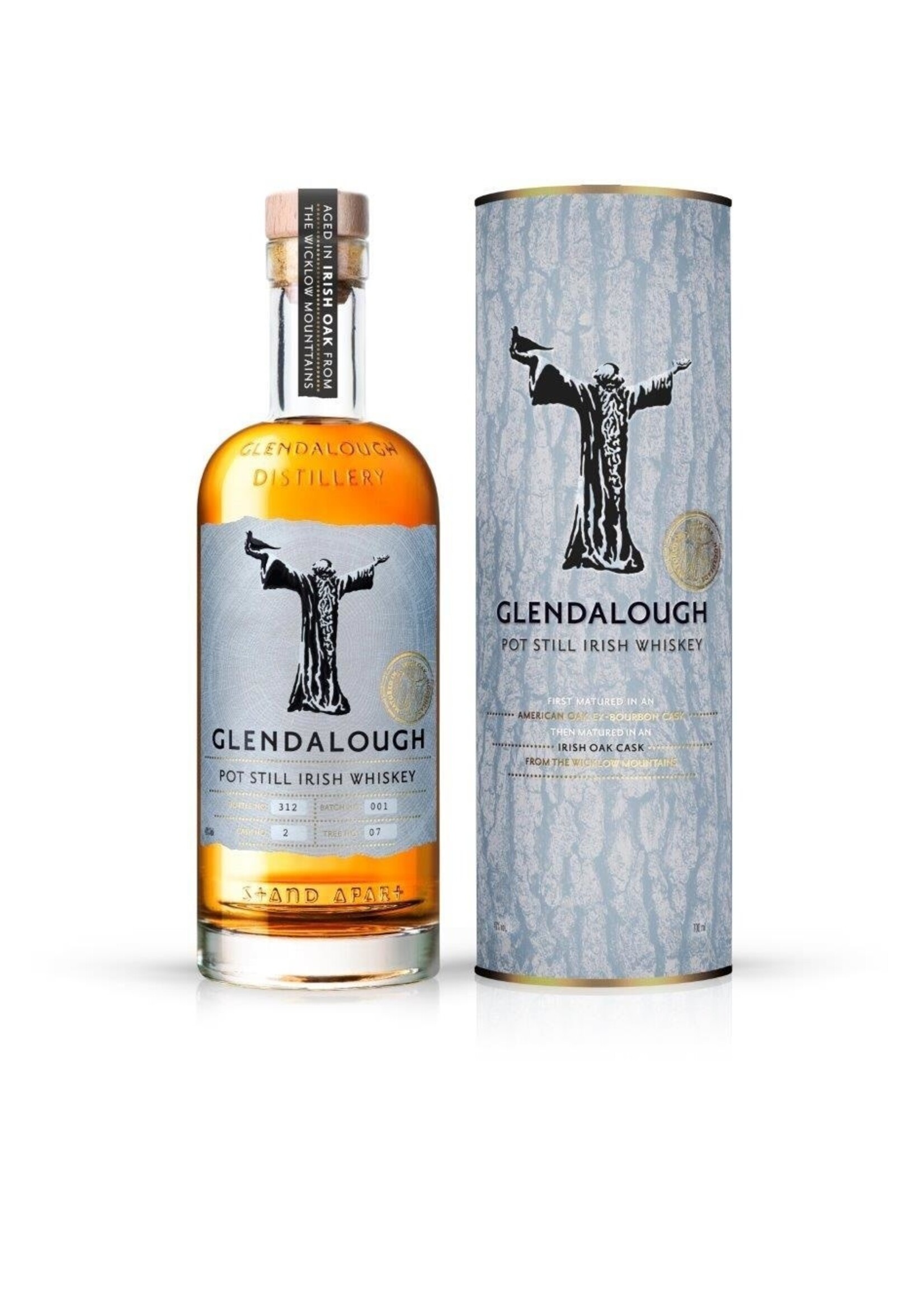 Glendalough Glendalough Pot Still Irish Oak 70 cl