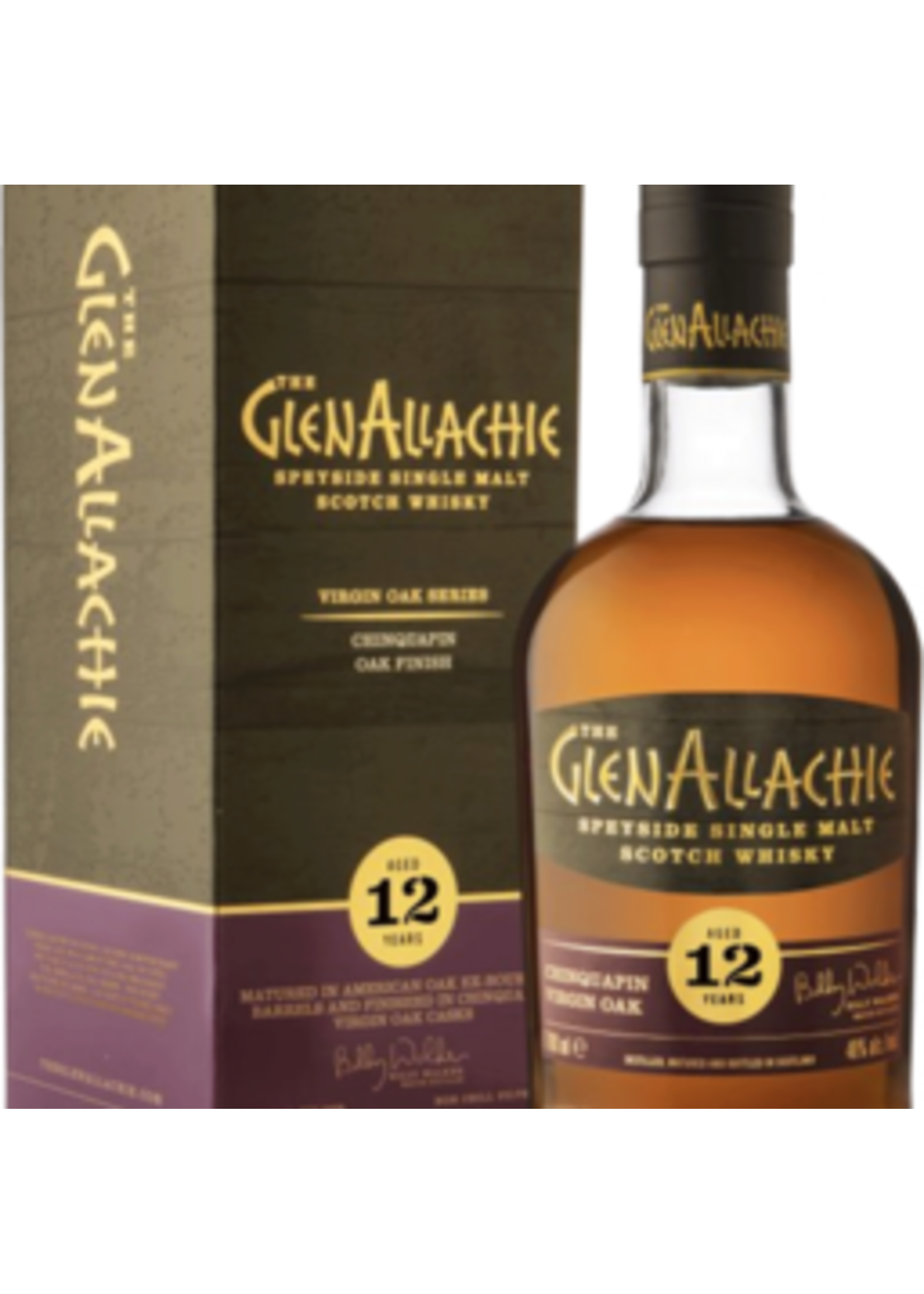 The GlenAllachie The GlenAllachie 12 yo Chinquapin Virgin Oak Cask 70 cl