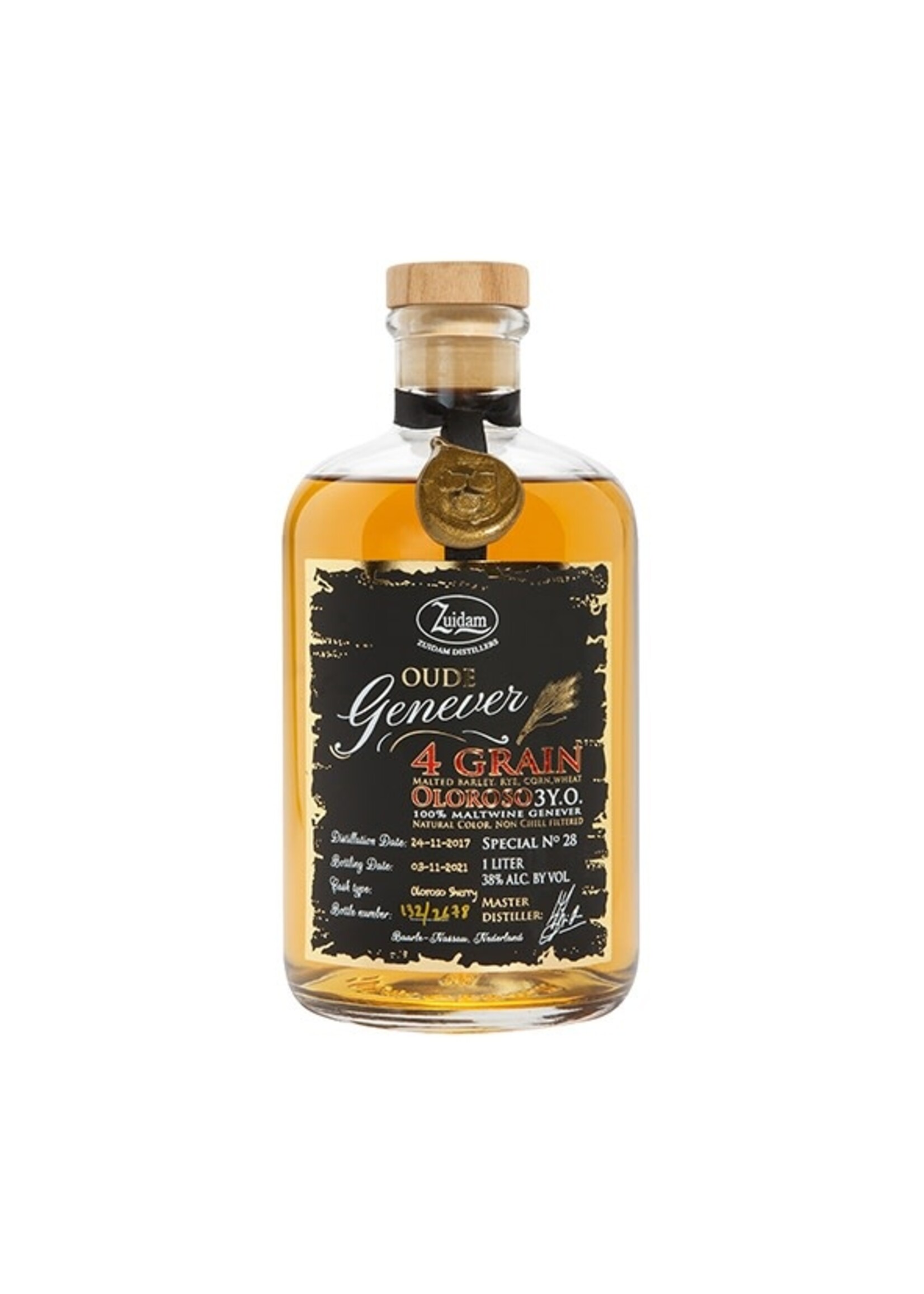 Zuidam Zuidam  Oude Genever 4 Grain Oloroso 3 yo Special #28 100 cl