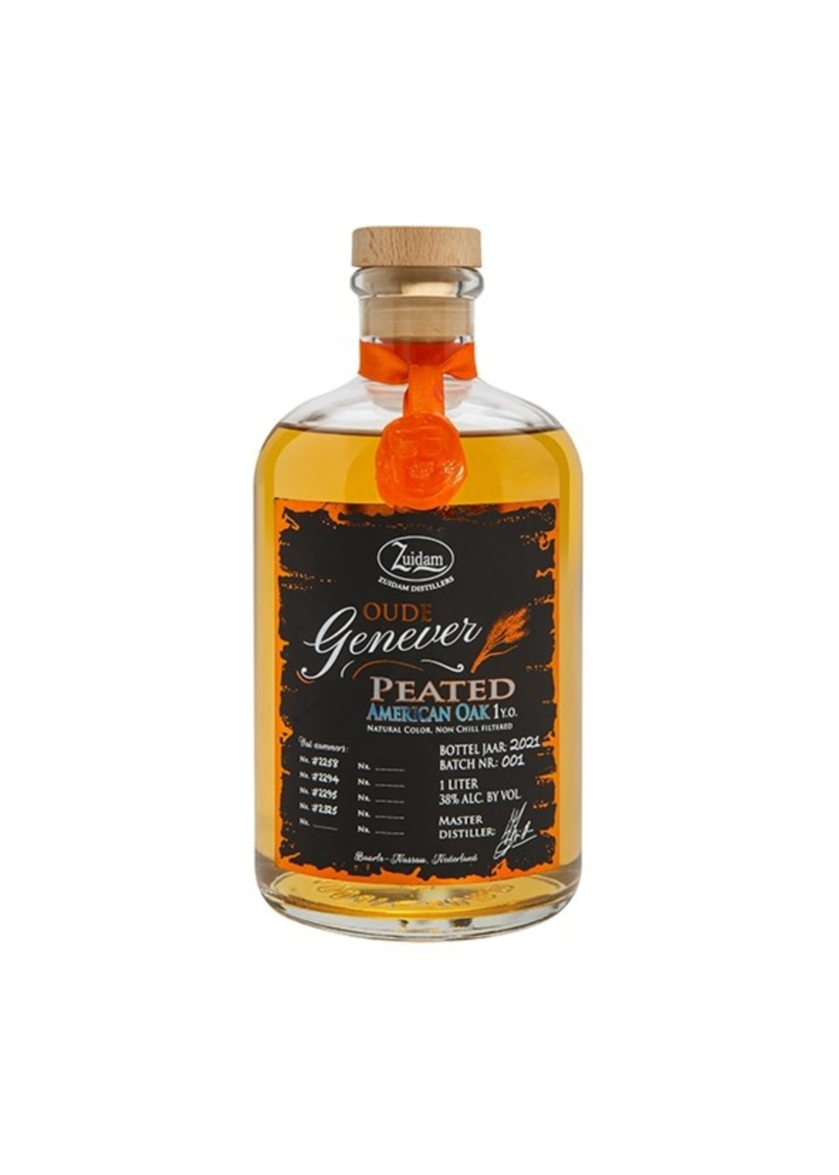 Zuidam Zuidam Oude Genever Peated 1 yo 100 cl