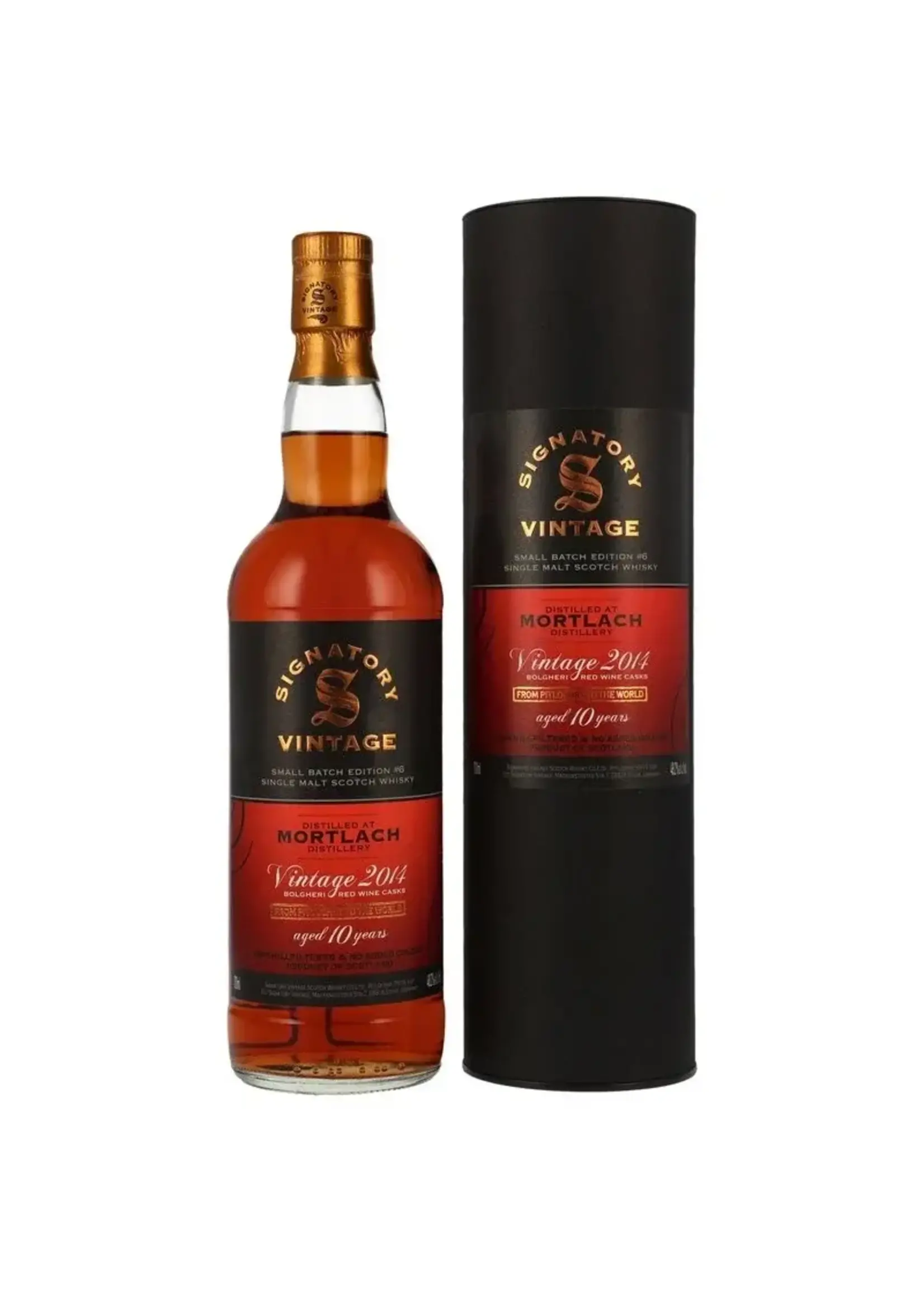 Signatory Signatory Mortlach 10 yo 2014 Bolgheri Red Wine Cask 70 cl