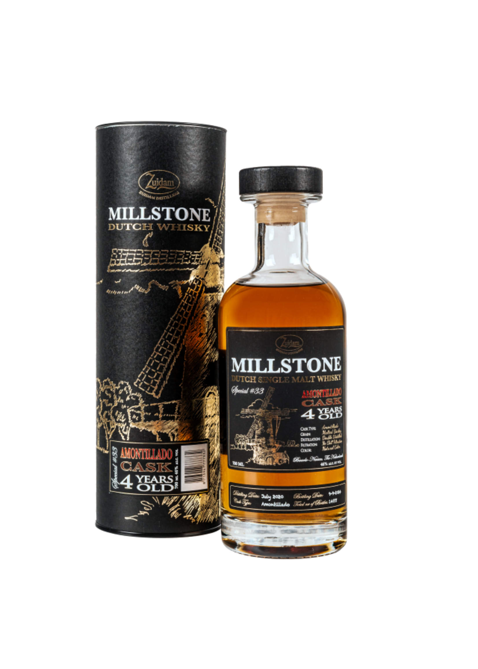 Zuidam Millstone Special # 33 Amontillado Cask 4 yo 70 cl