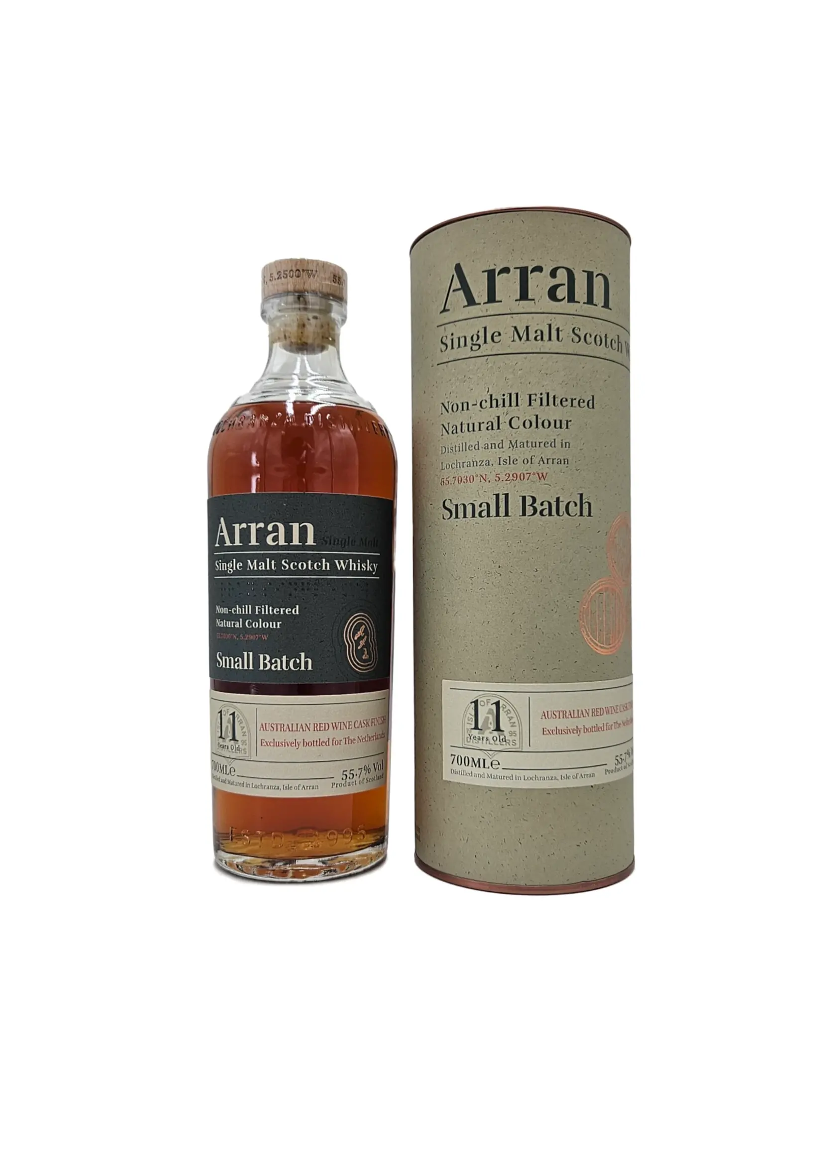 Arran Arran 11Y. AUSTRALIAN CABERNET WINE CASK SMALL BATCH 70 cl