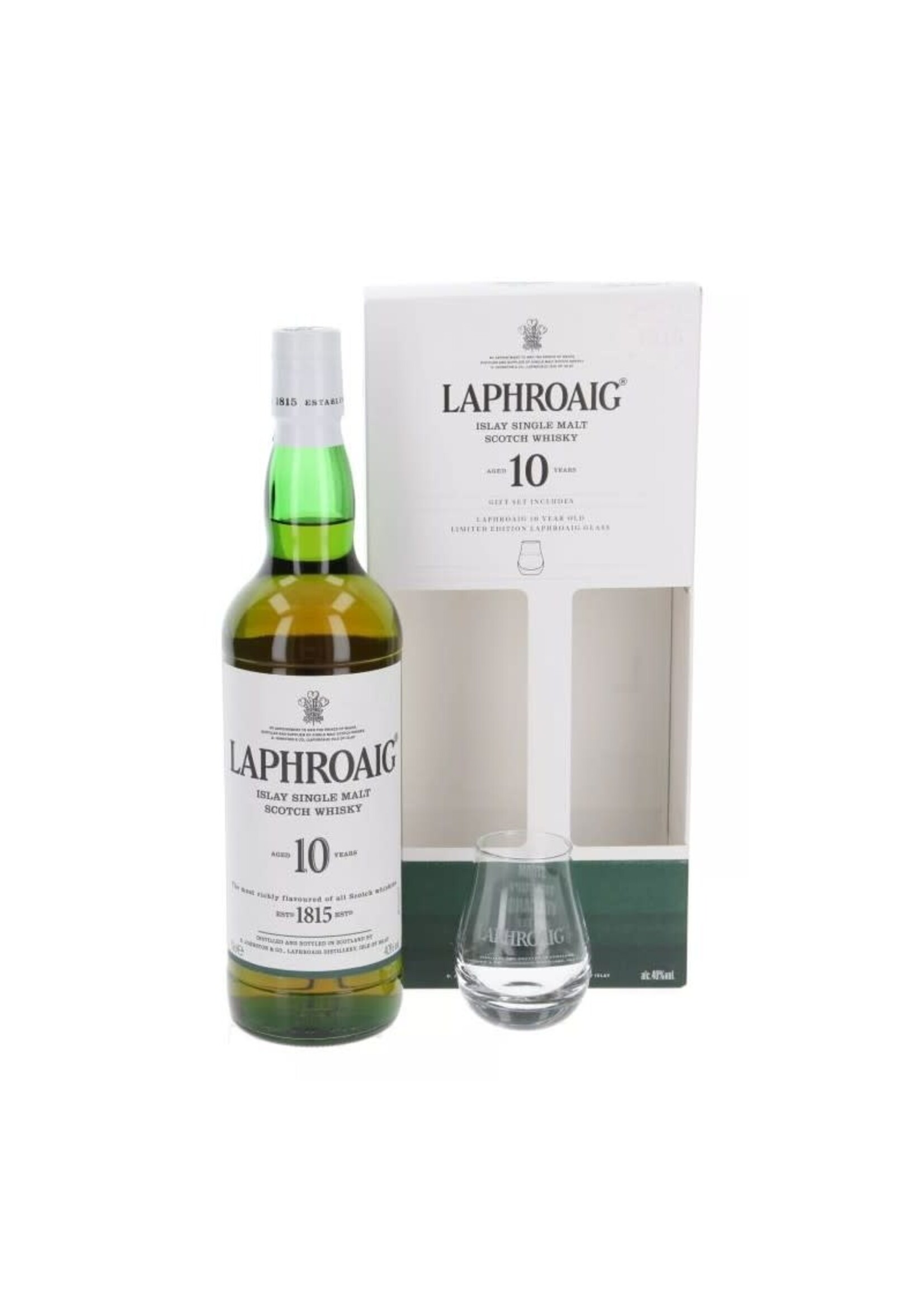 Laphroaig Laphroaig 10 yo + Glas 70 cl