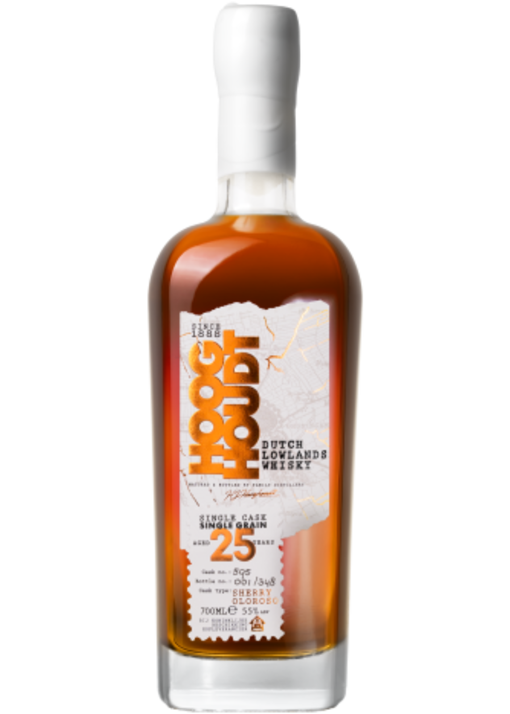 Hooghoudt Hooghoudt Single Cask Whisky 25 yo  70 cl