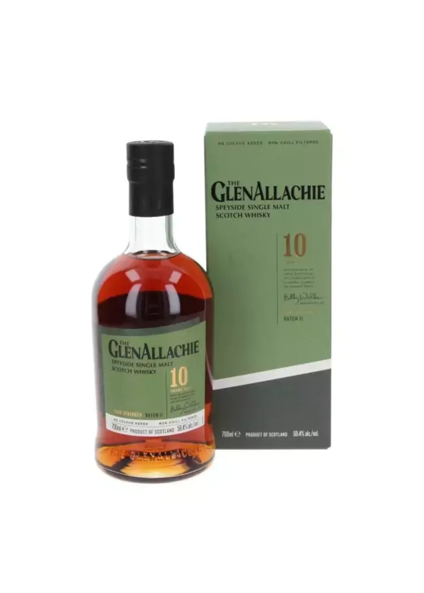 The GlenAllachie GlenAllachie 10 YO Cask Strength Batch 12 70 cl
