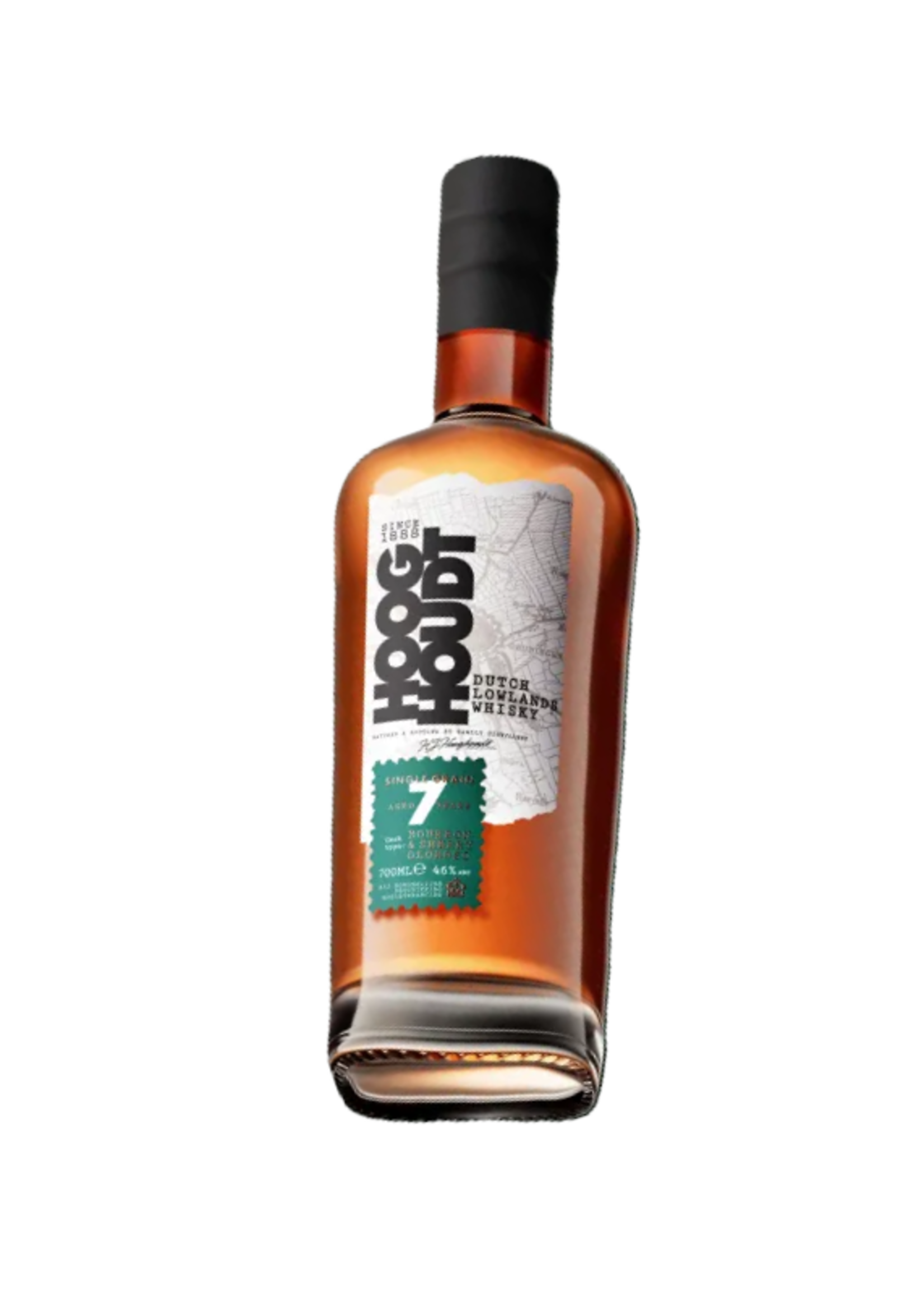 Hooghoudt Hooghoudt Bourbon & Sherry Oloroso Cask Whisky 7 yo 70 cl