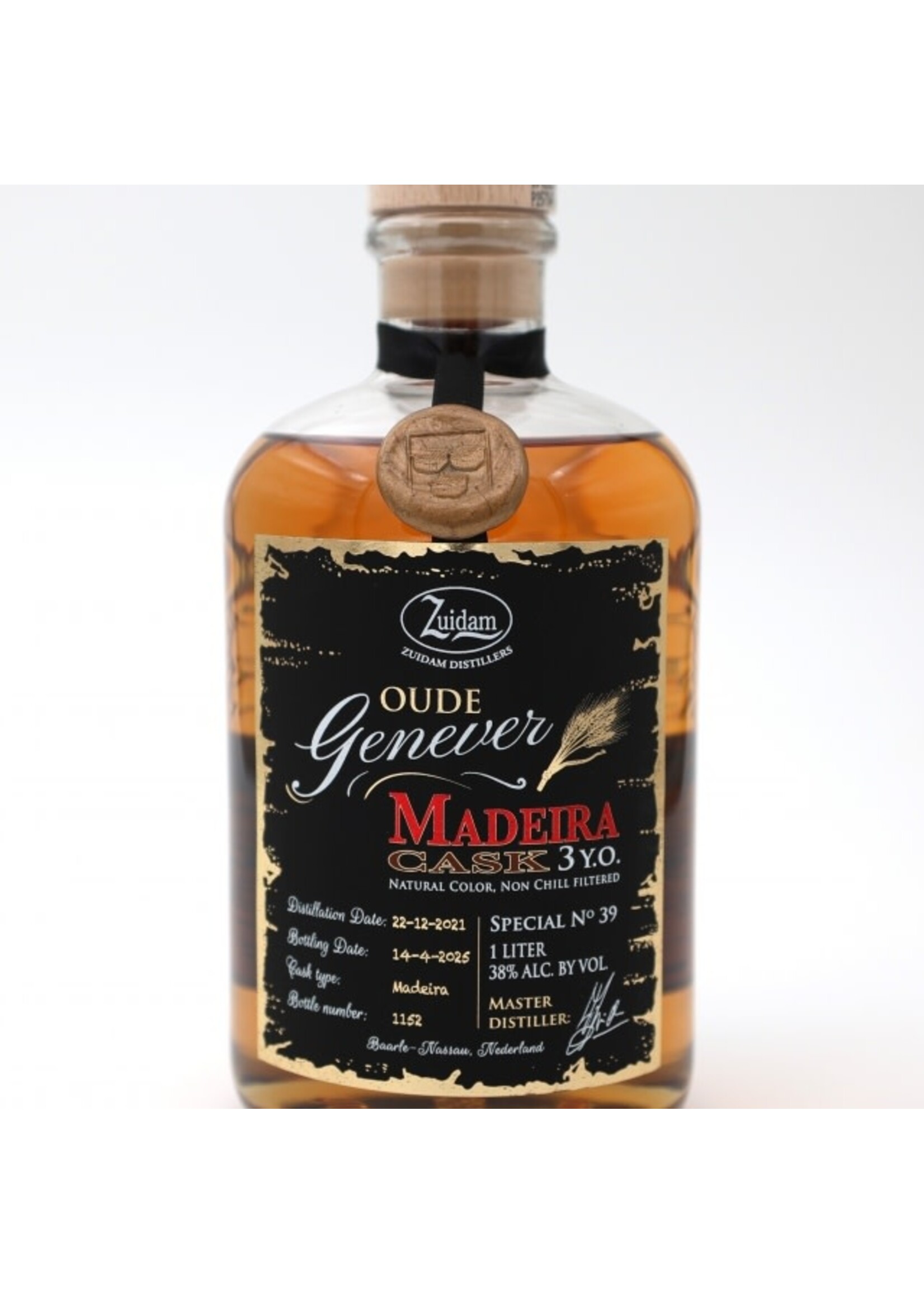 Zuidam Zuidam Oude Genever 3 YO Madeira cask Special #39 100 cl