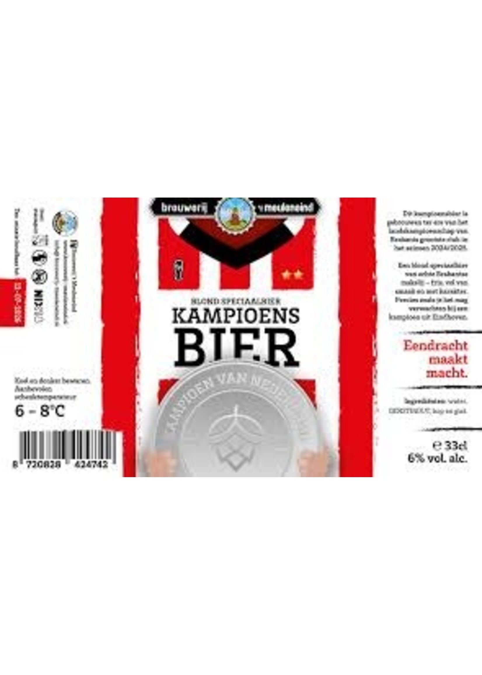 Brouwerij 't Meuleneind Brouwerij 't Meuleneind Kampioens Bier 33 cl