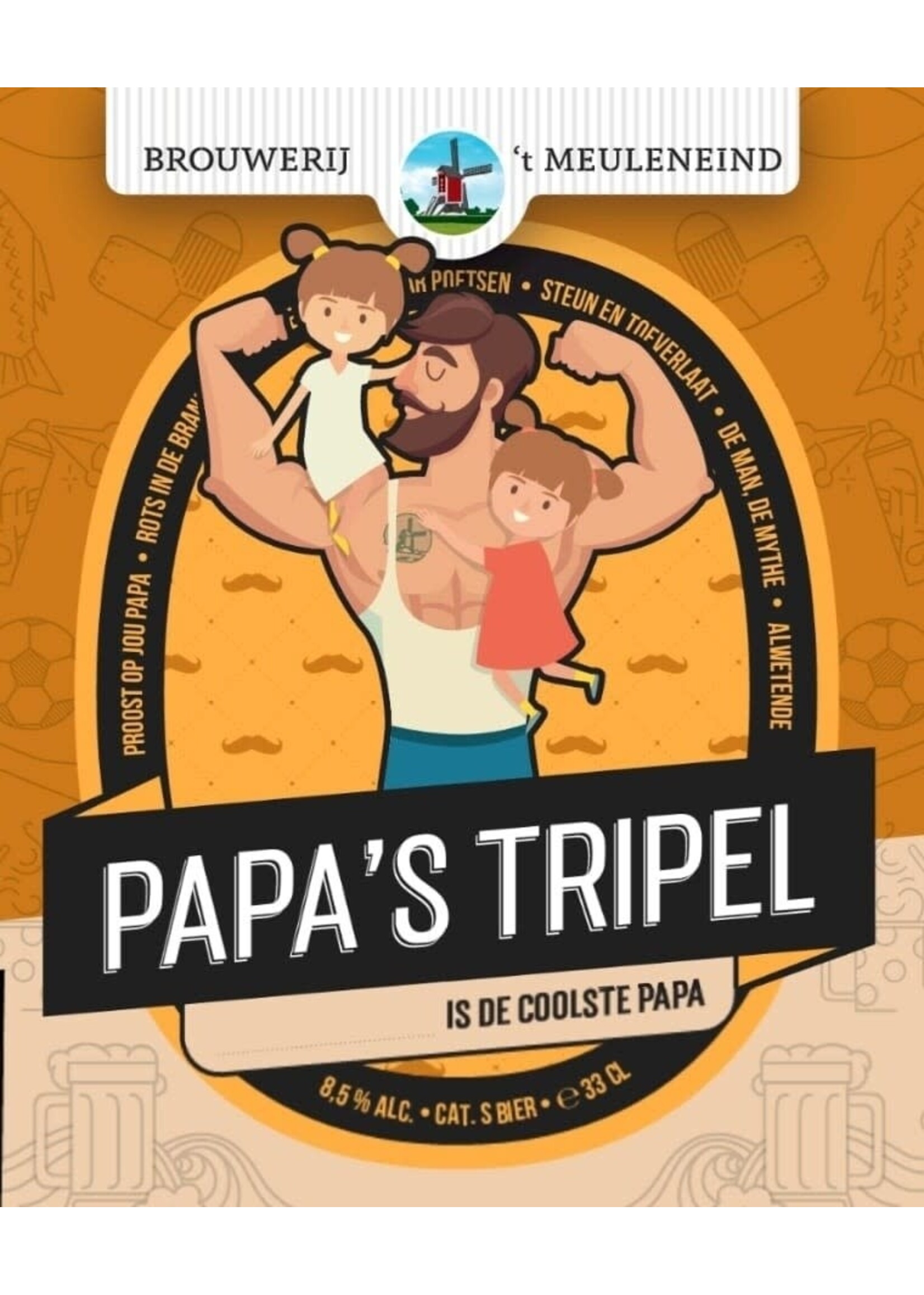 Brouwerij 't Meuleneind Papa's Tripel 33 cl