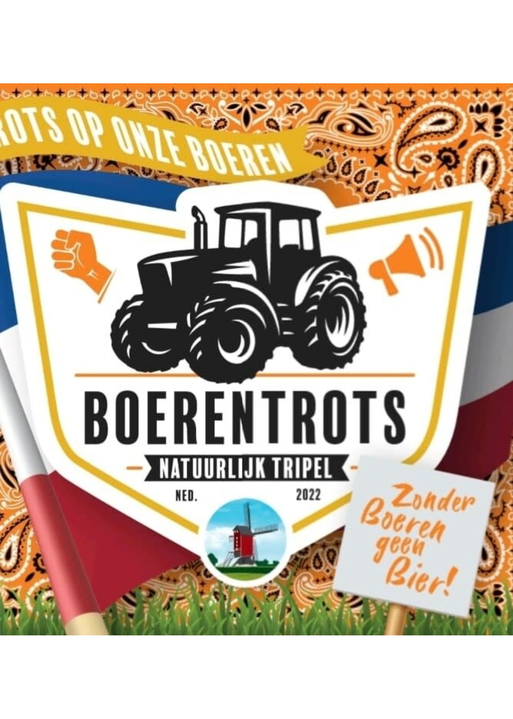 Brouwerij 't Meuleneind Boerentrots Natuurlijk Tripel 33 cl