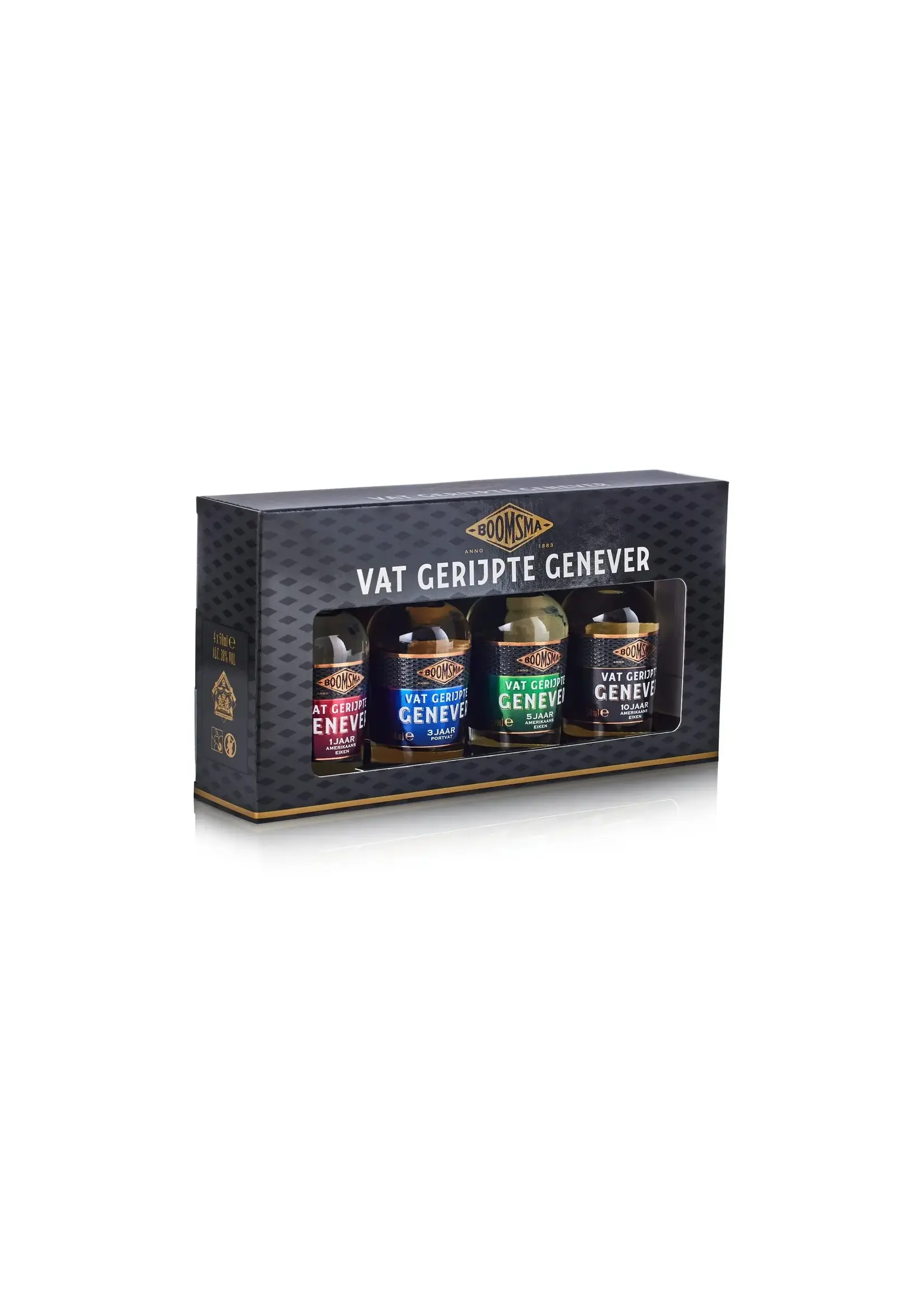 Boomsma Vat Gerijpte Genever Miniset  4x5 cl