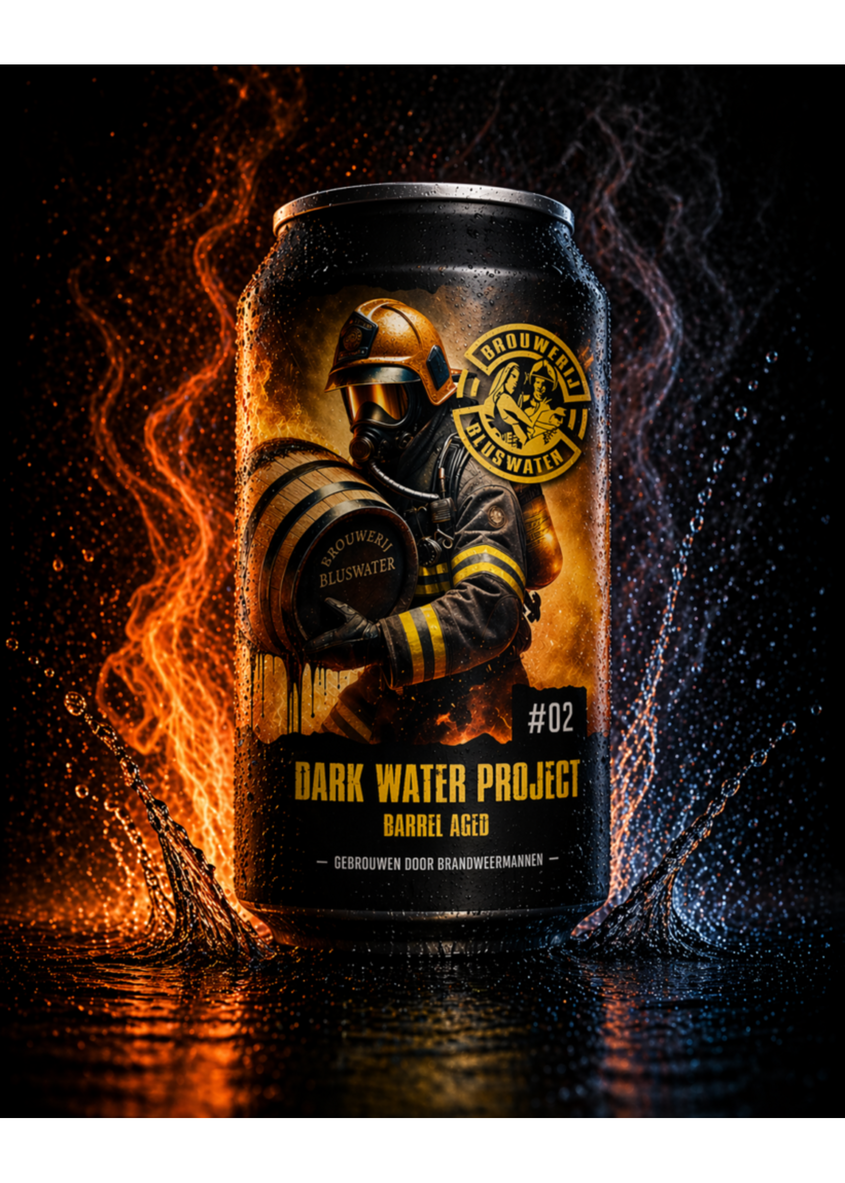 Brouwerij Bluswater Brouwerij Bluswater  Barrel Aged Dark Water Project #02 33 cl