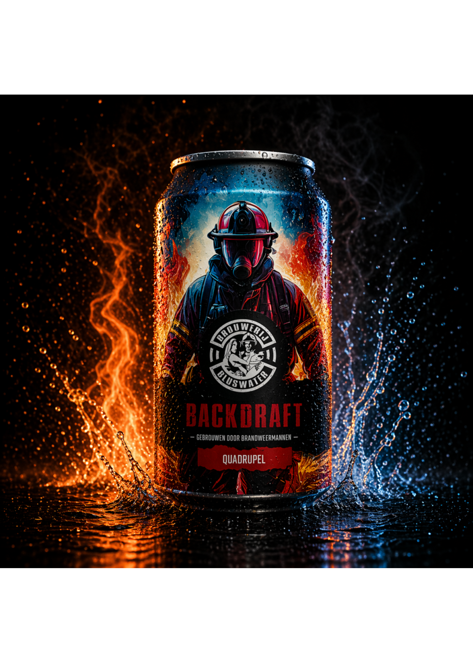 Brouwerij Bluswater Brouwerij Bluswater Backdraft Quadrupel 33 cl