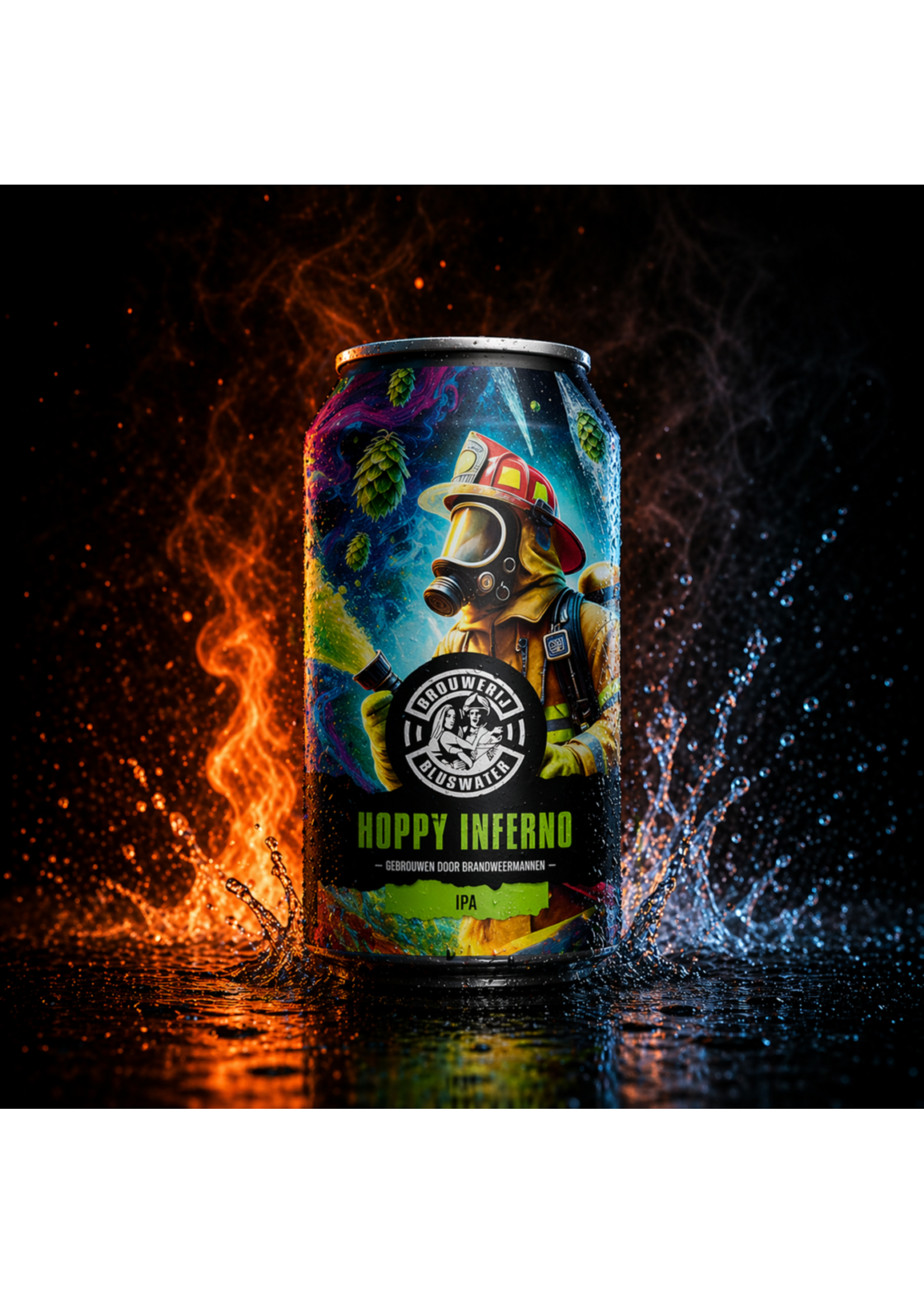 Brouwerij Bluswater Brouwerij Bluswater Hoppy Inferno IPA 33 cl