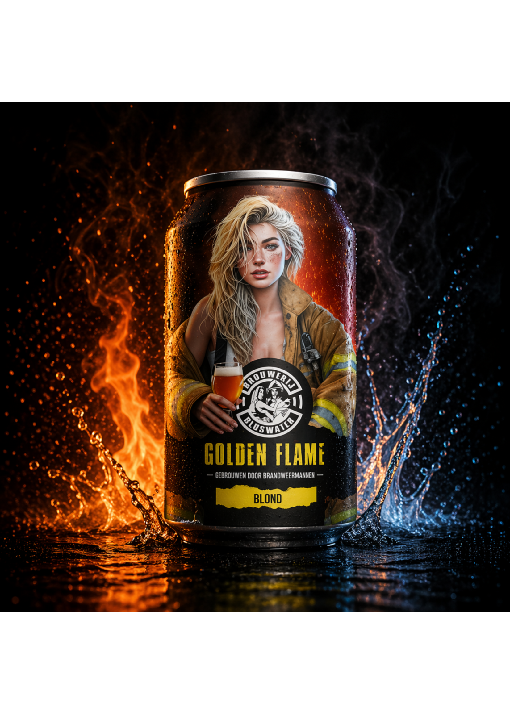 Brouwerij Bluswater Brouwerij Bluswater Golden Flame Blond 33 cl