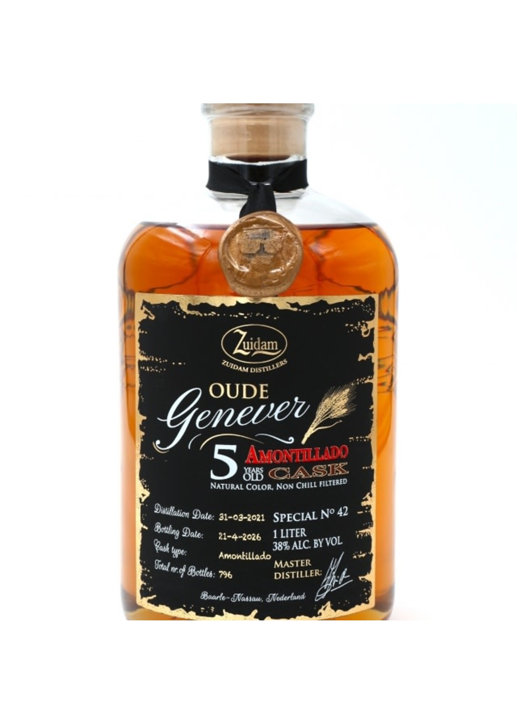 Zuidam Zuidam  Oude Genever Amontillado Cask 5 yo Special #42 100 cl