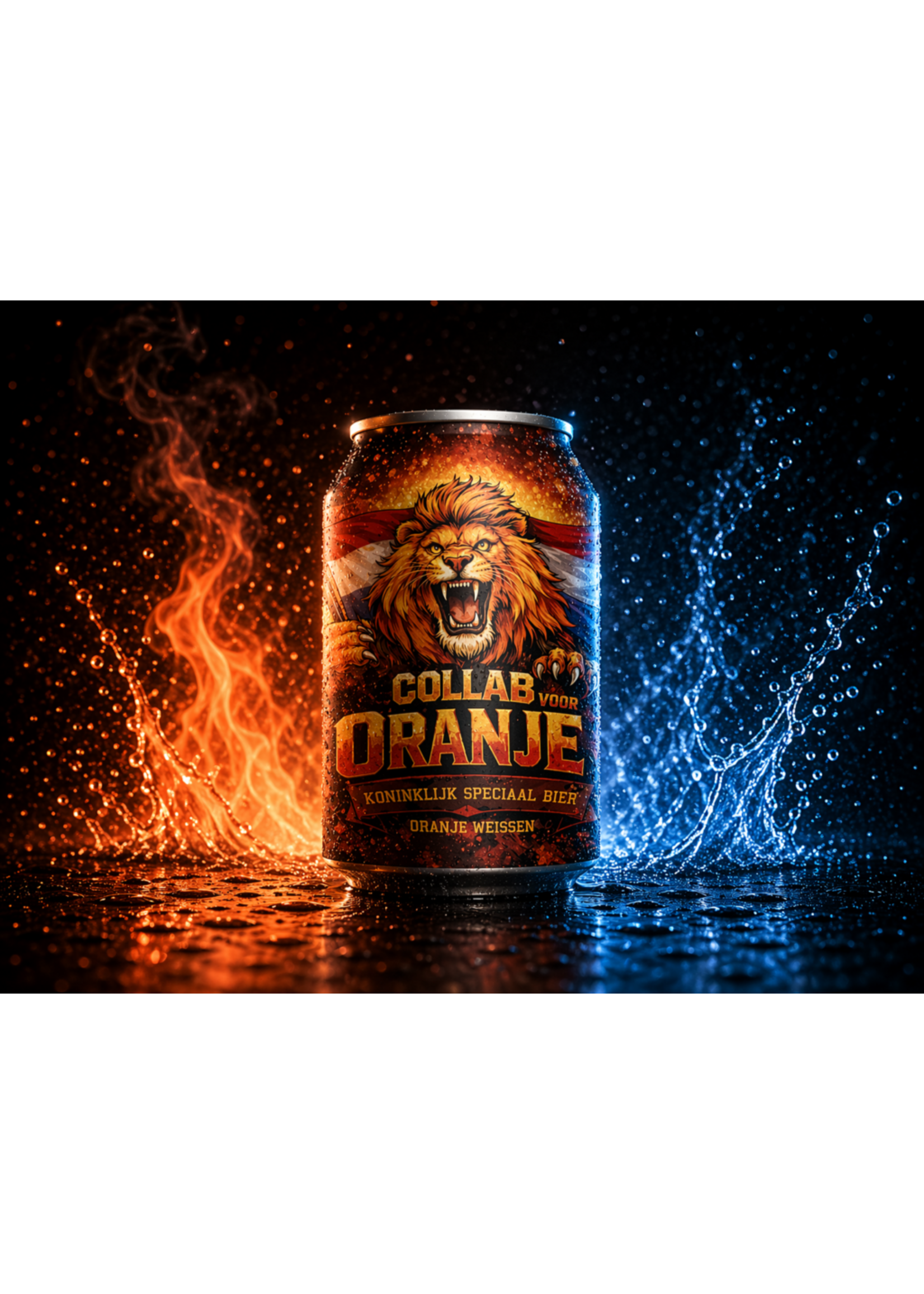 Brouwerij Bluswater Brouwerij Bluswater Collab voor Oranje, Oranje Weissen 33 cl