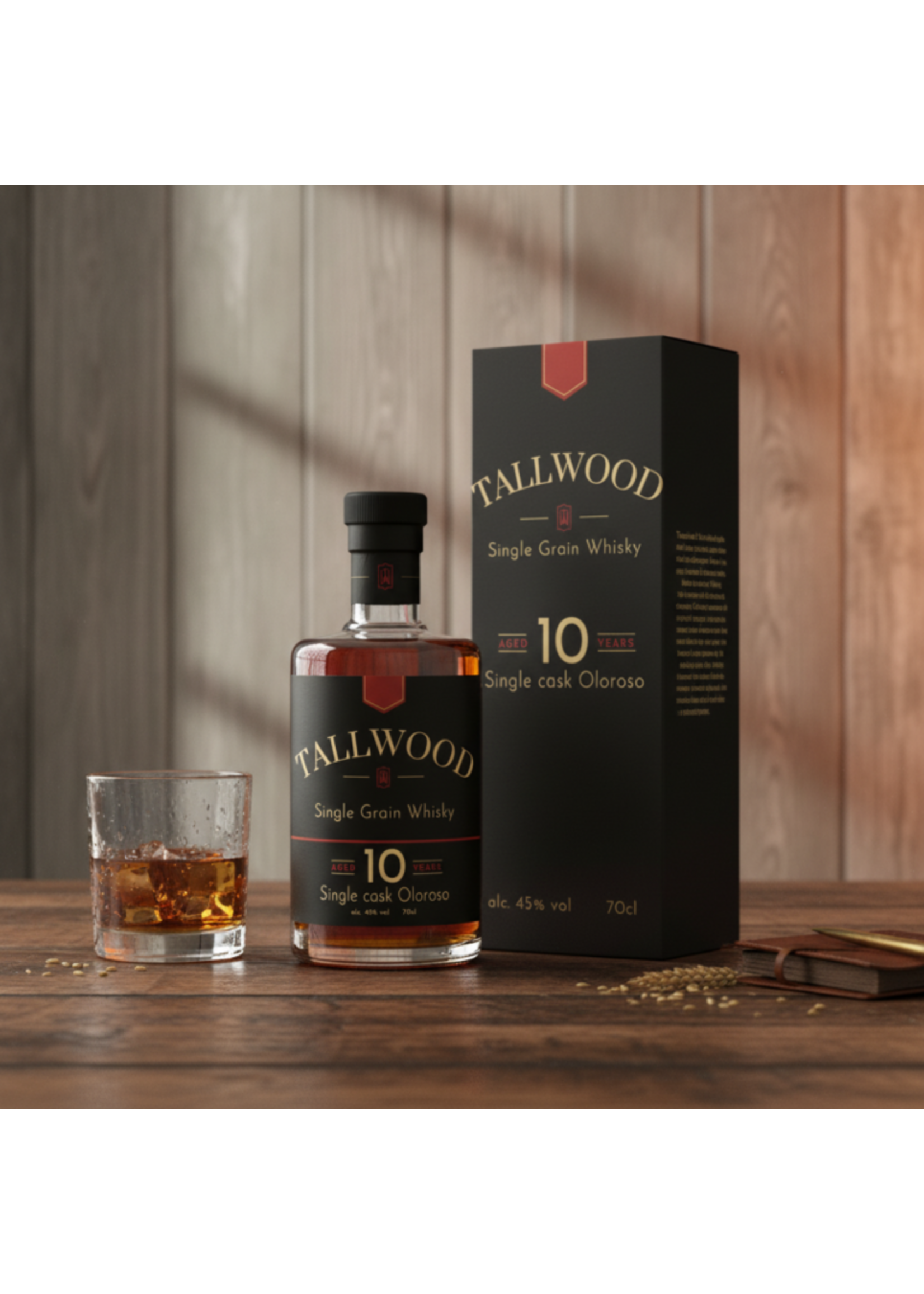 Tallwood Tallwood Single Oloroso Cask Whisky 10 yo 70 cl