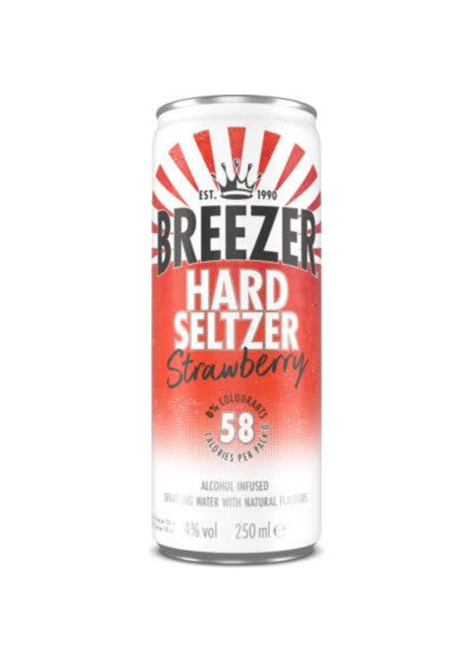 Bacardi Bacardi Breezer Hard Seltzer Strawberry 25 cl