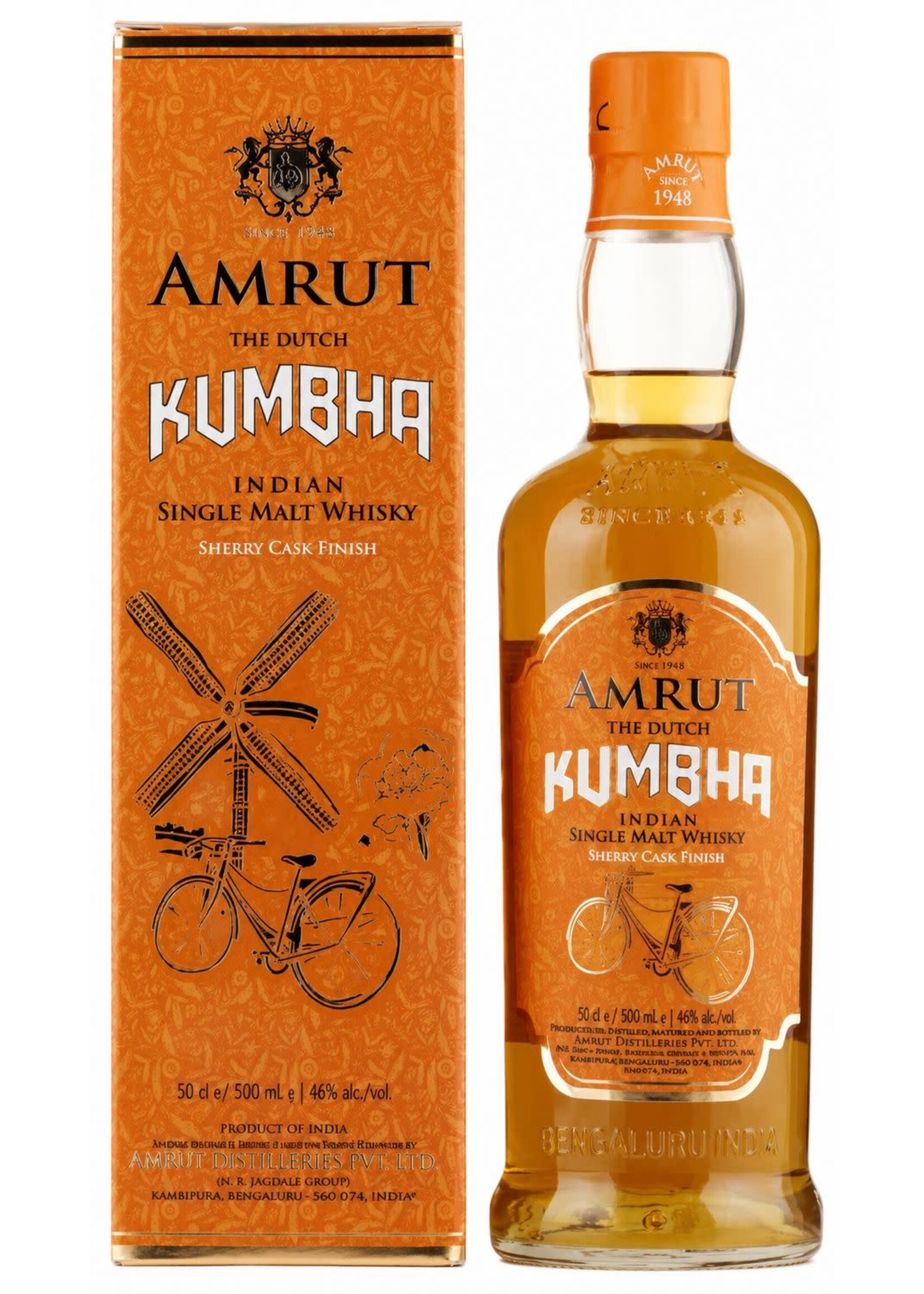 Amrut Amrut The Dutch Kumbha Sherry Cask Finish 50 cl
