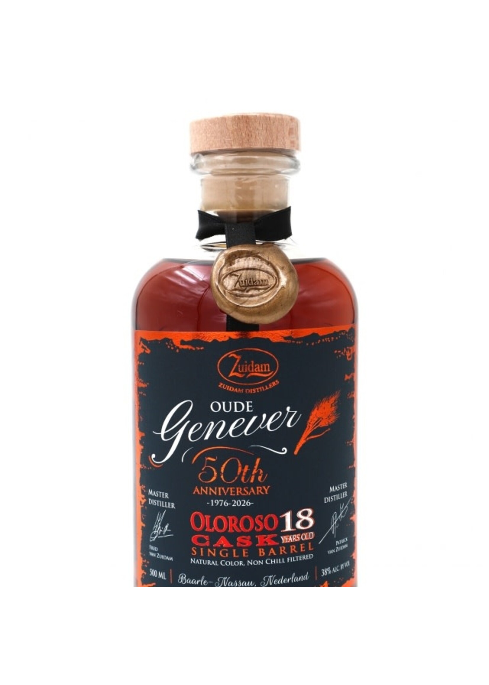 Zuidam Zuidam  Oude Genever Oloroso 18 yo 50th anniversairy 50 cl