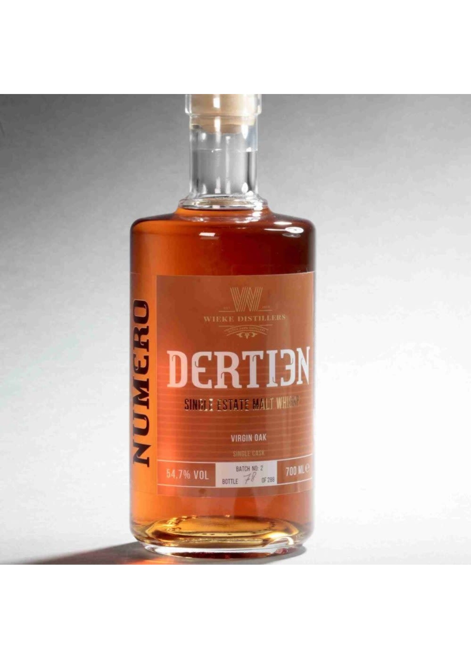 Wieke Distillers Wieke Distillers Numero Dertien Virgin Oak Batch 2 70 cl
