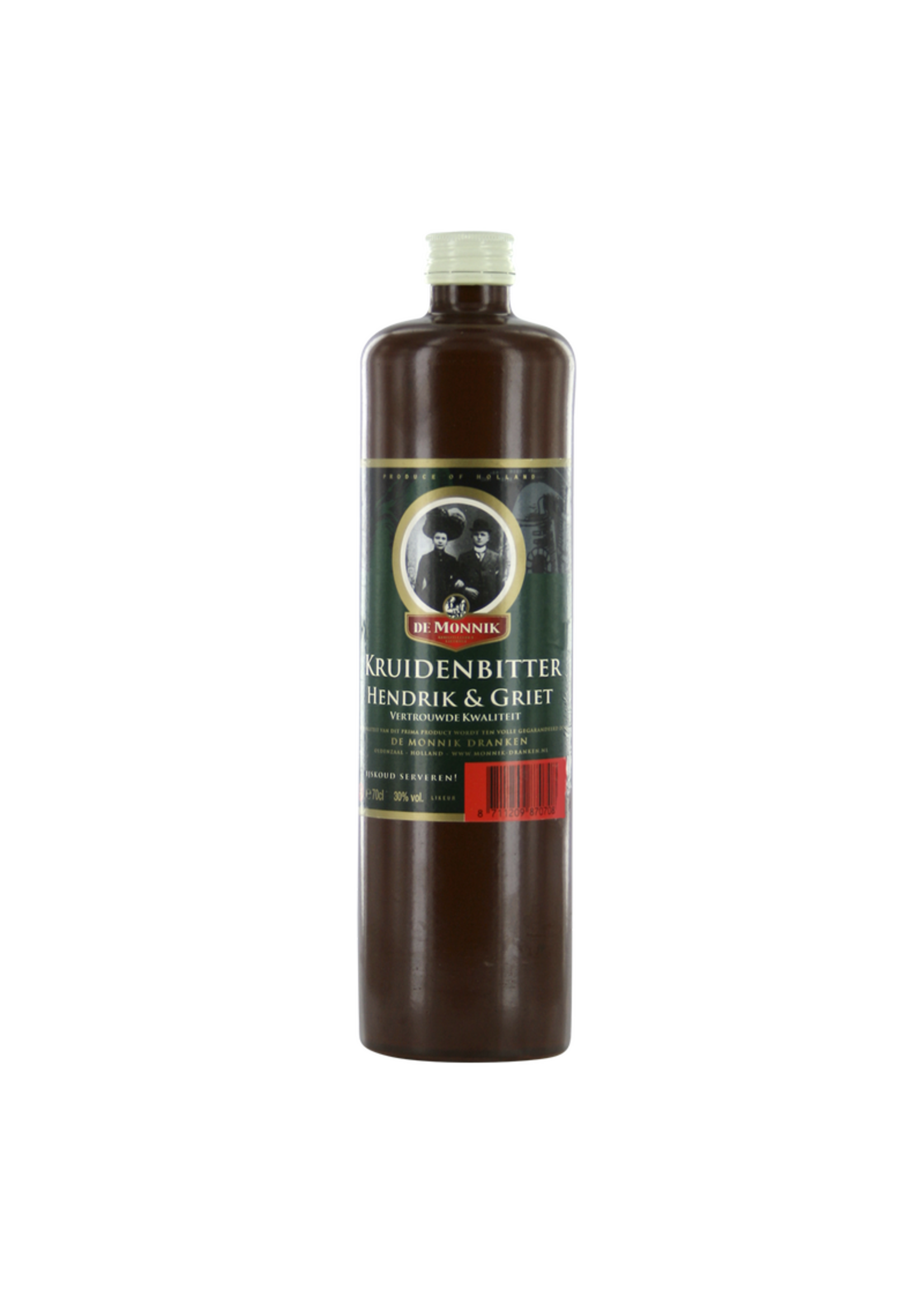 De Monnik Hendrik & Griet Kruidenbitter kruik 70 cl