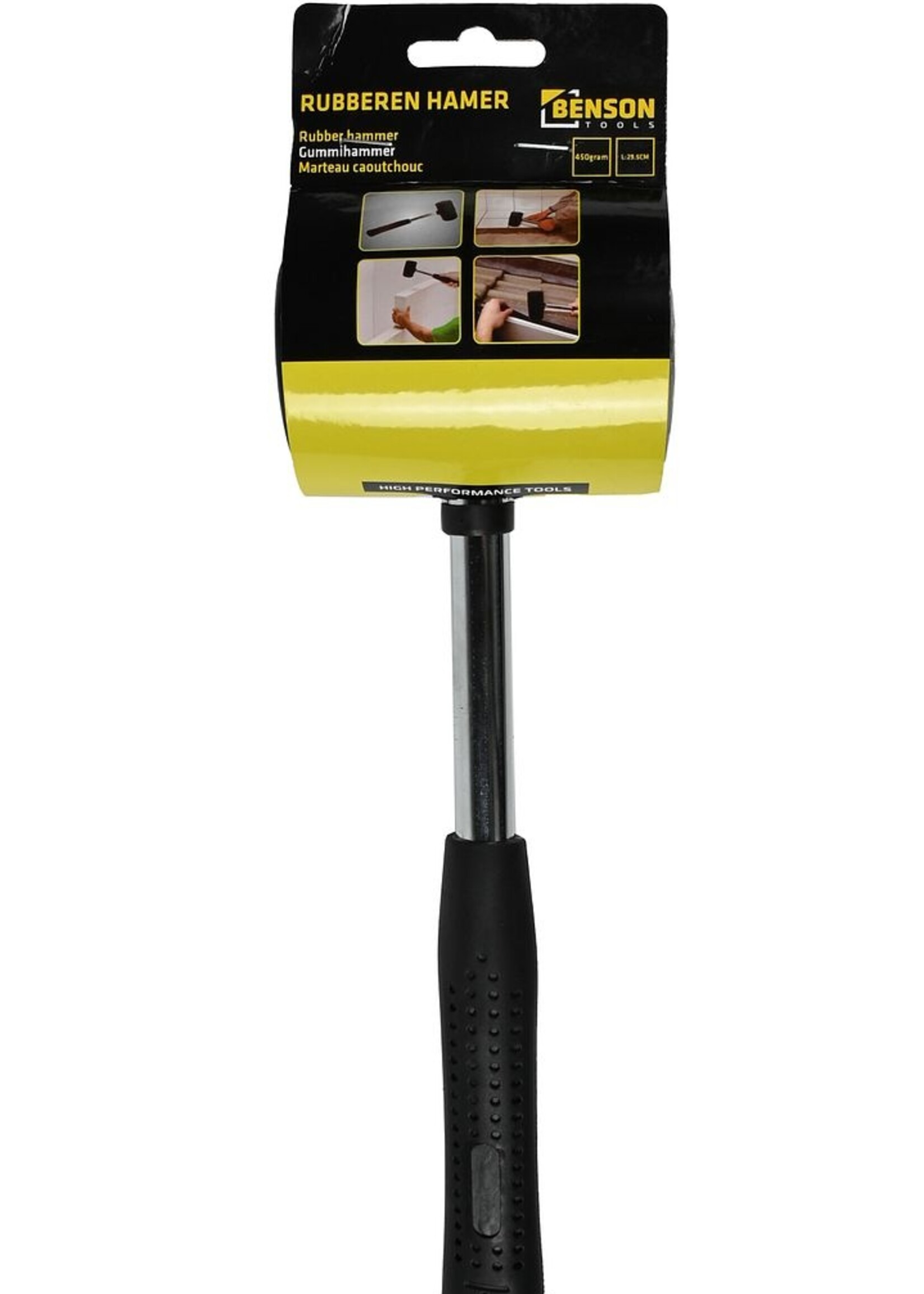 Benson Tools Hamer Rubber Stalen Steel - Rubberen Hamer