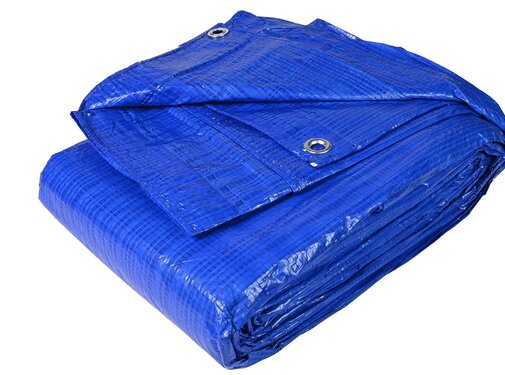 Benson Tools Dekzeil 5x8 Mtr - Blauw - Zeildoek - Afdekzeil