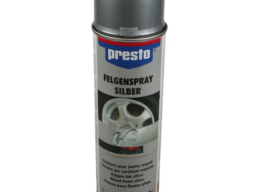 Sprayson Presto Velgenlak Zilver 500 ml