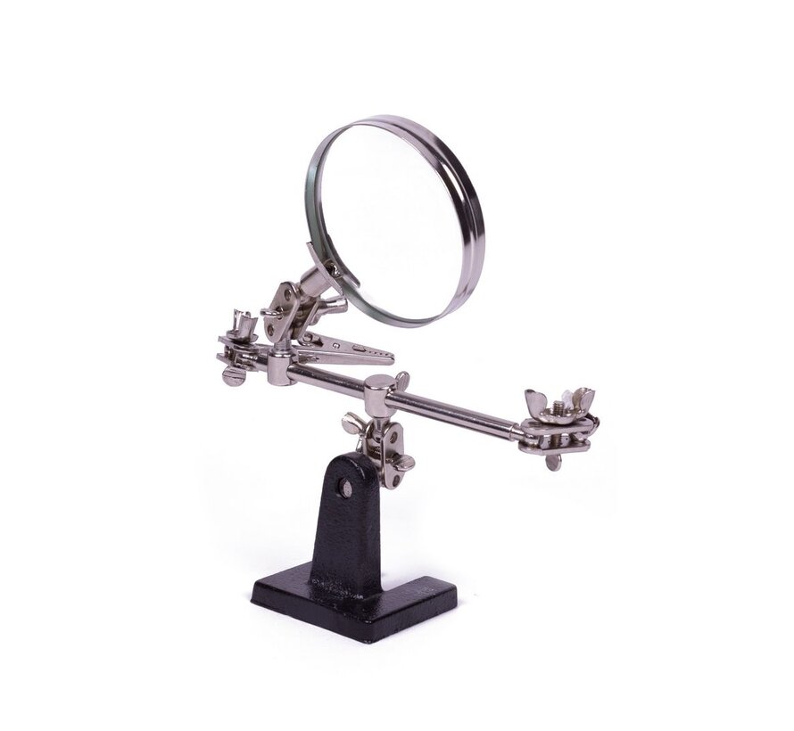 Loupe + Derde Handje - Vergrootglas - Klemhulp - Montage-assistent