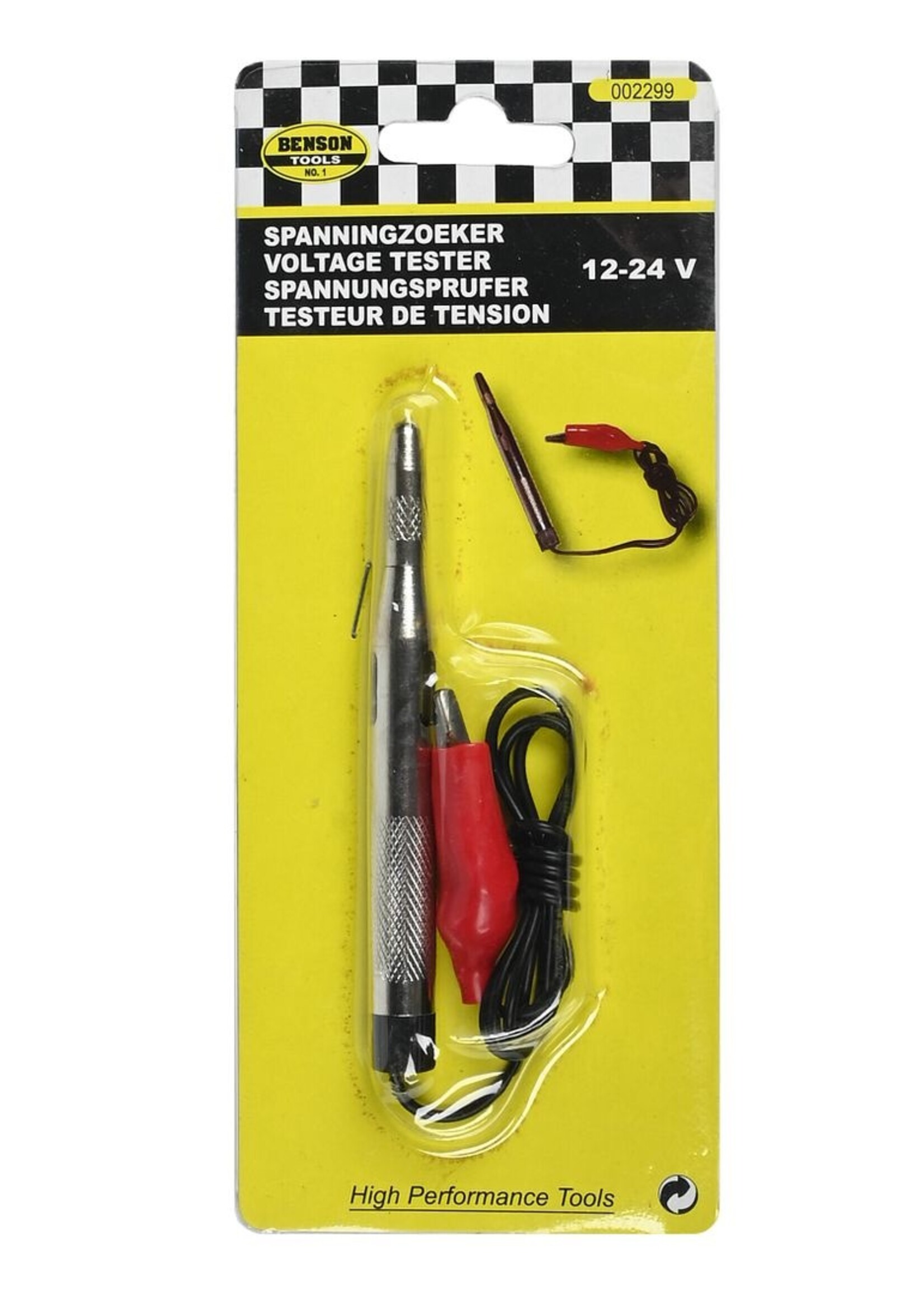 Benson Tools Spanningzoeker 12-24 V Prikspanningzoeker - Elektrische Spanningsmeter