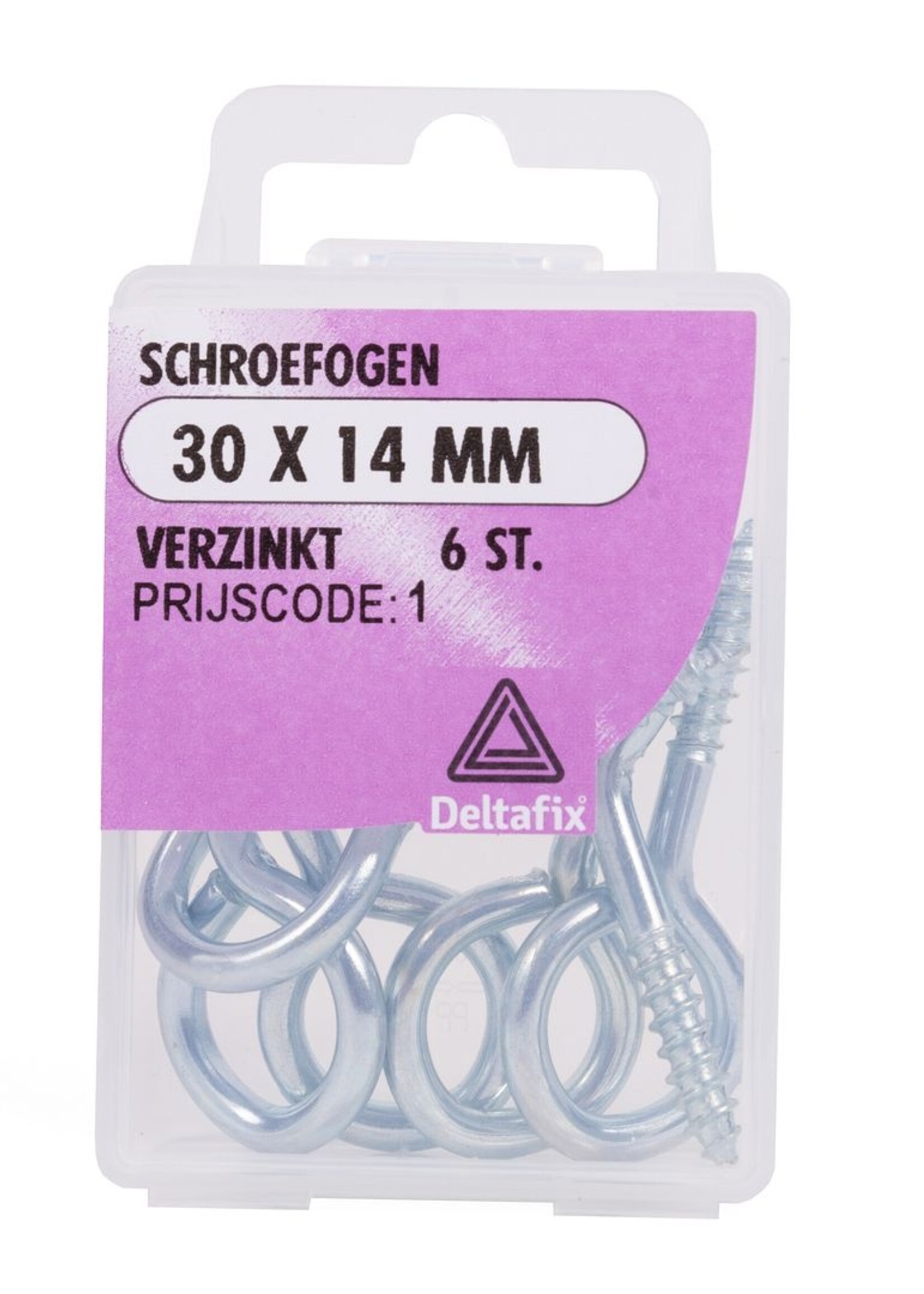Benson IJzerwaren Schroefoog 30 x 14 mm - Schroefring - Ophanghaak
